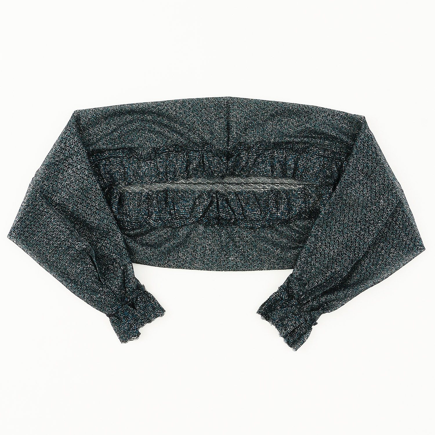 日本製 綿混ラメ入りスパークルボレロ - 画像4