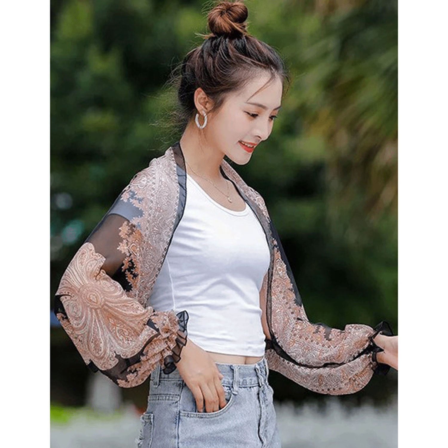 アームボレロ ペイズリー - 画像6