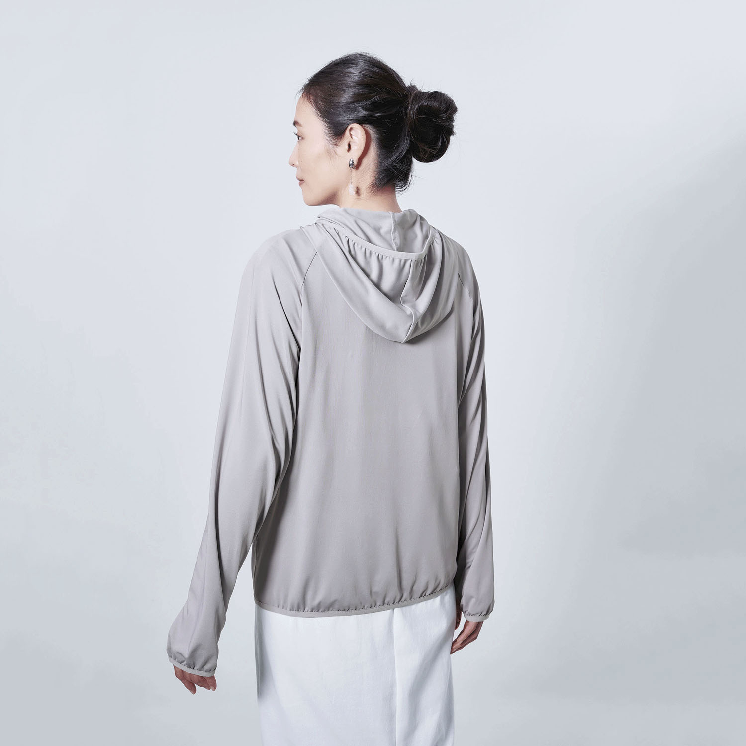 体型カバー涼やかUVパーカー S～Mサイズ - 画像5