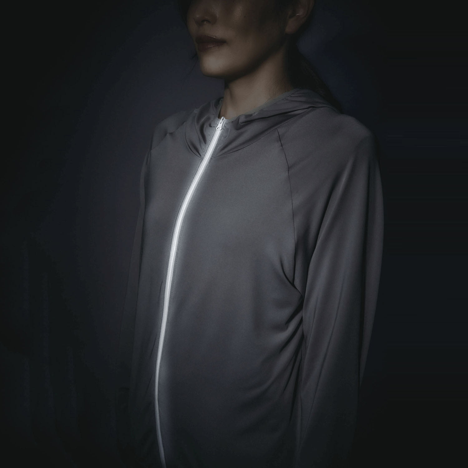 体型カバー涼やかUVパーカー S～Mサイズ - 画像9