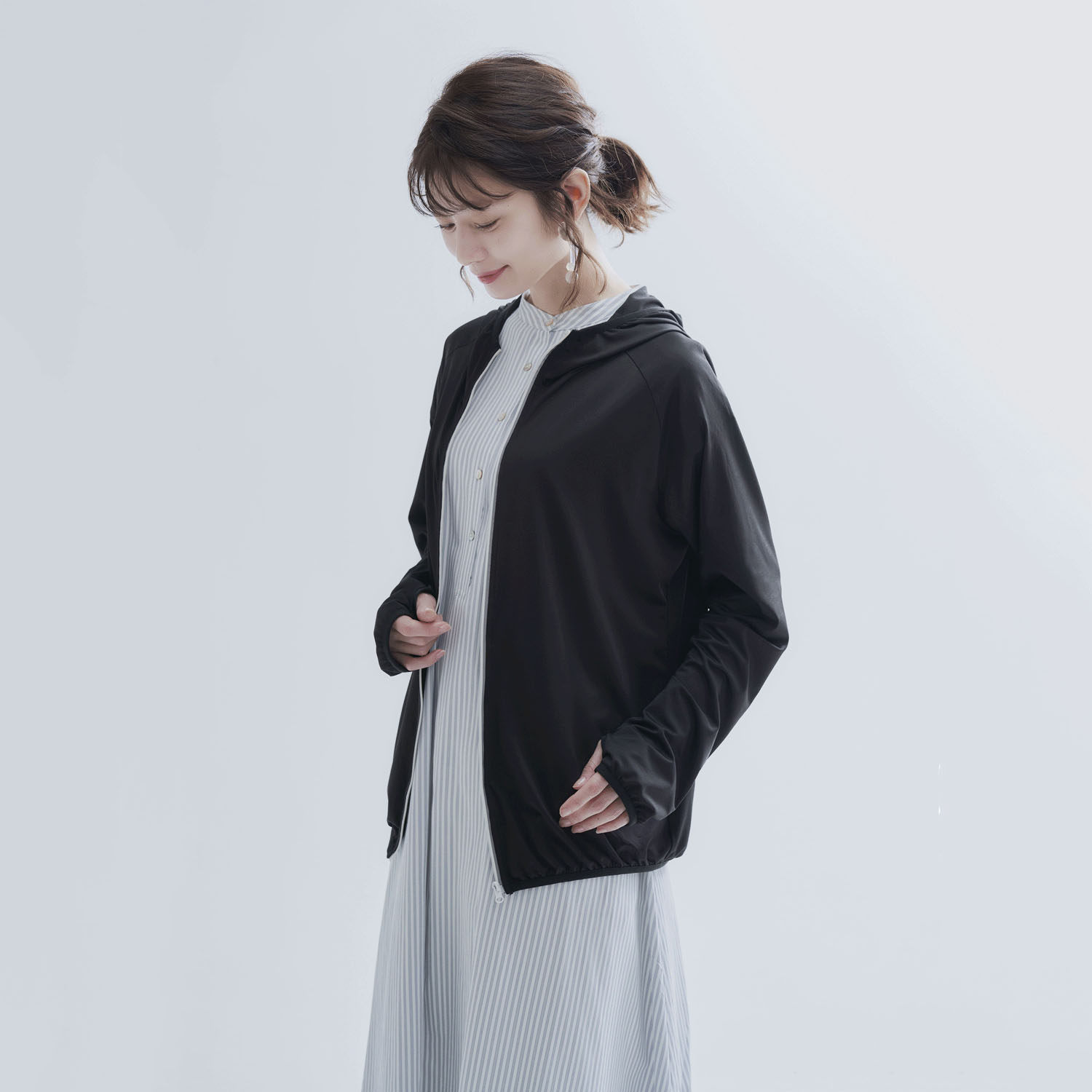 体型カバー涼やかUVパーカー L～LLサイズ - 画像12