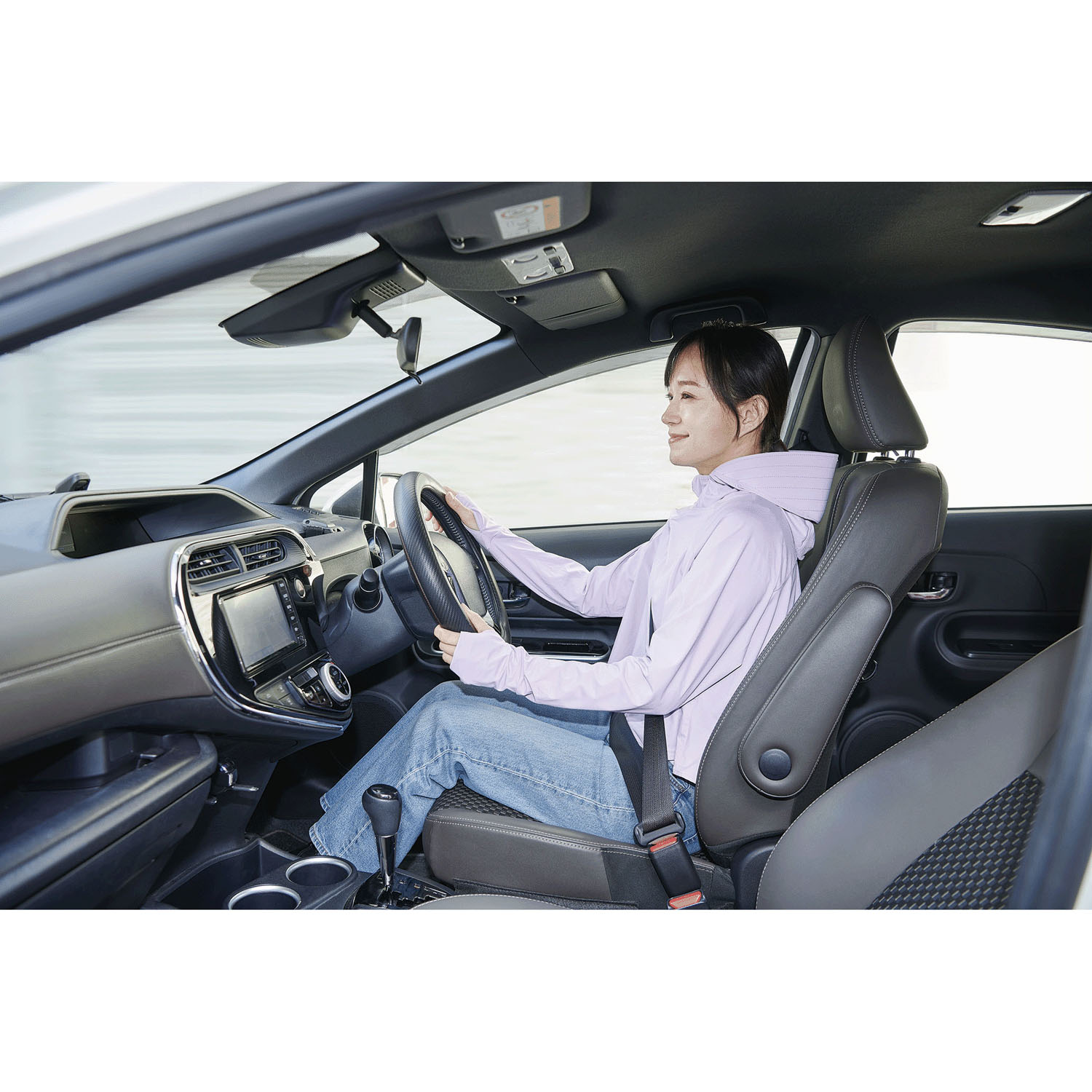 【チャコール、ラベンダー終了】Sun Block LAB 爽壁 フェイスガードUVパーカー - 画像43