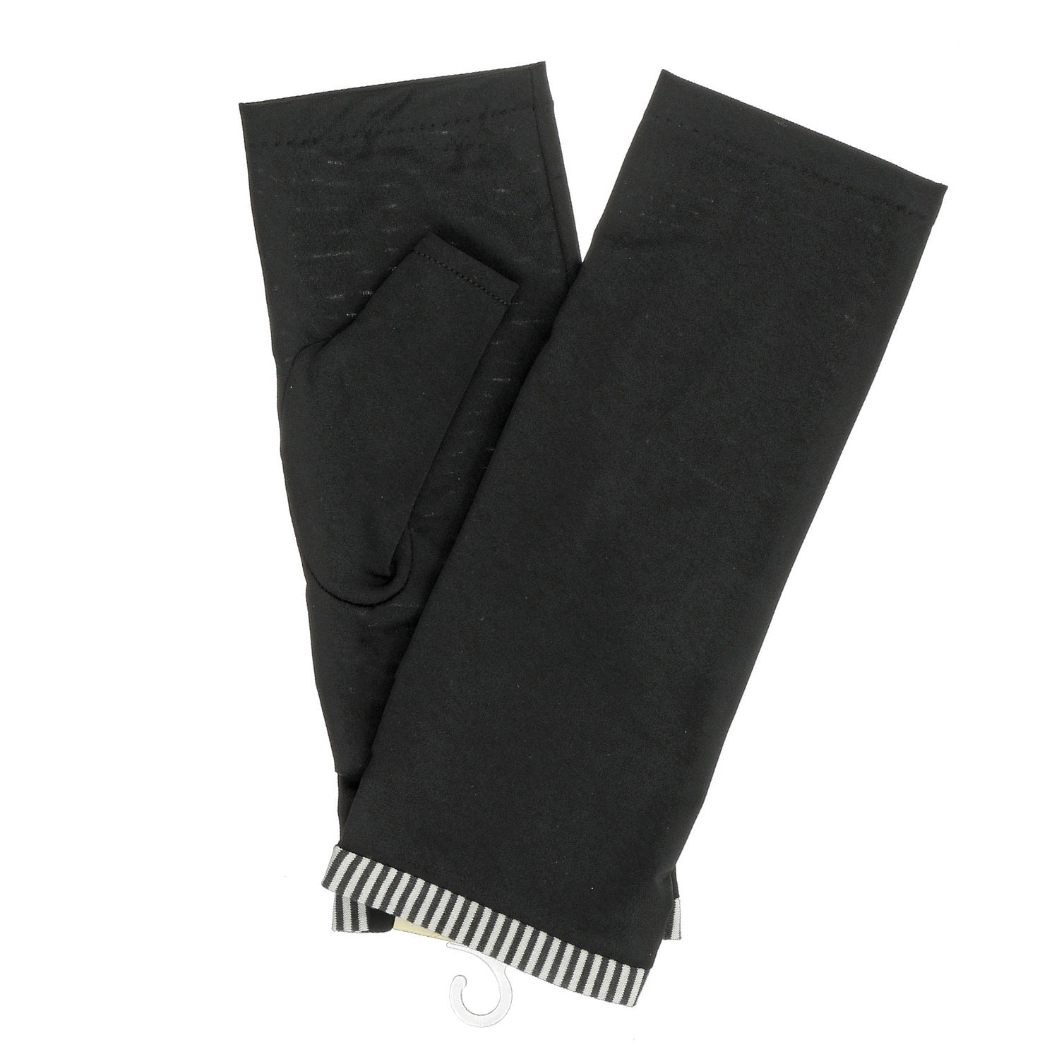 接触冷感 アイスシルクUVアームカバー ショート丈 - 画像5