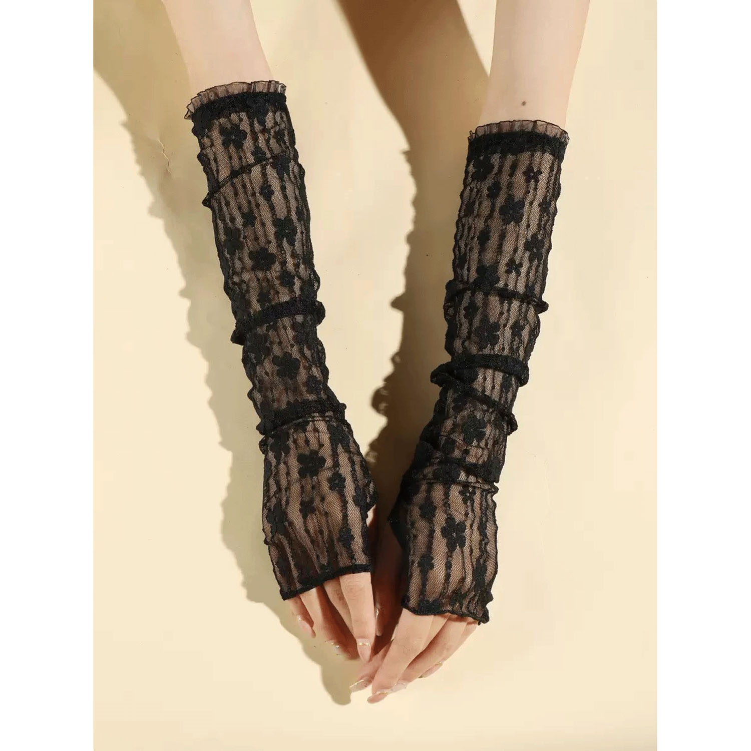 フラワーレースアームカバー - 画像2