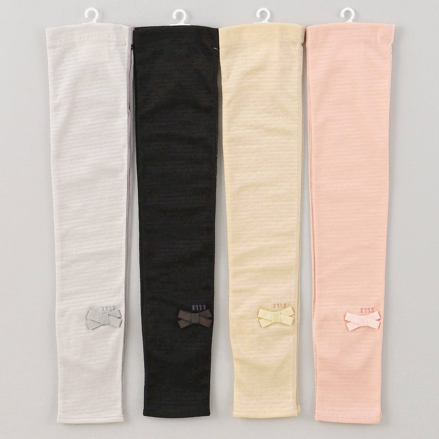 ELLE リボンロングアームカバー