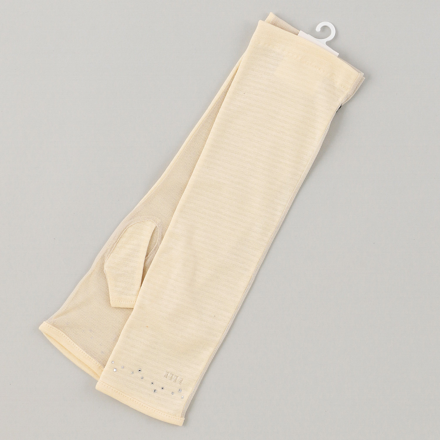 ELLE ラインストーンセミロングアームカバー - 画像5