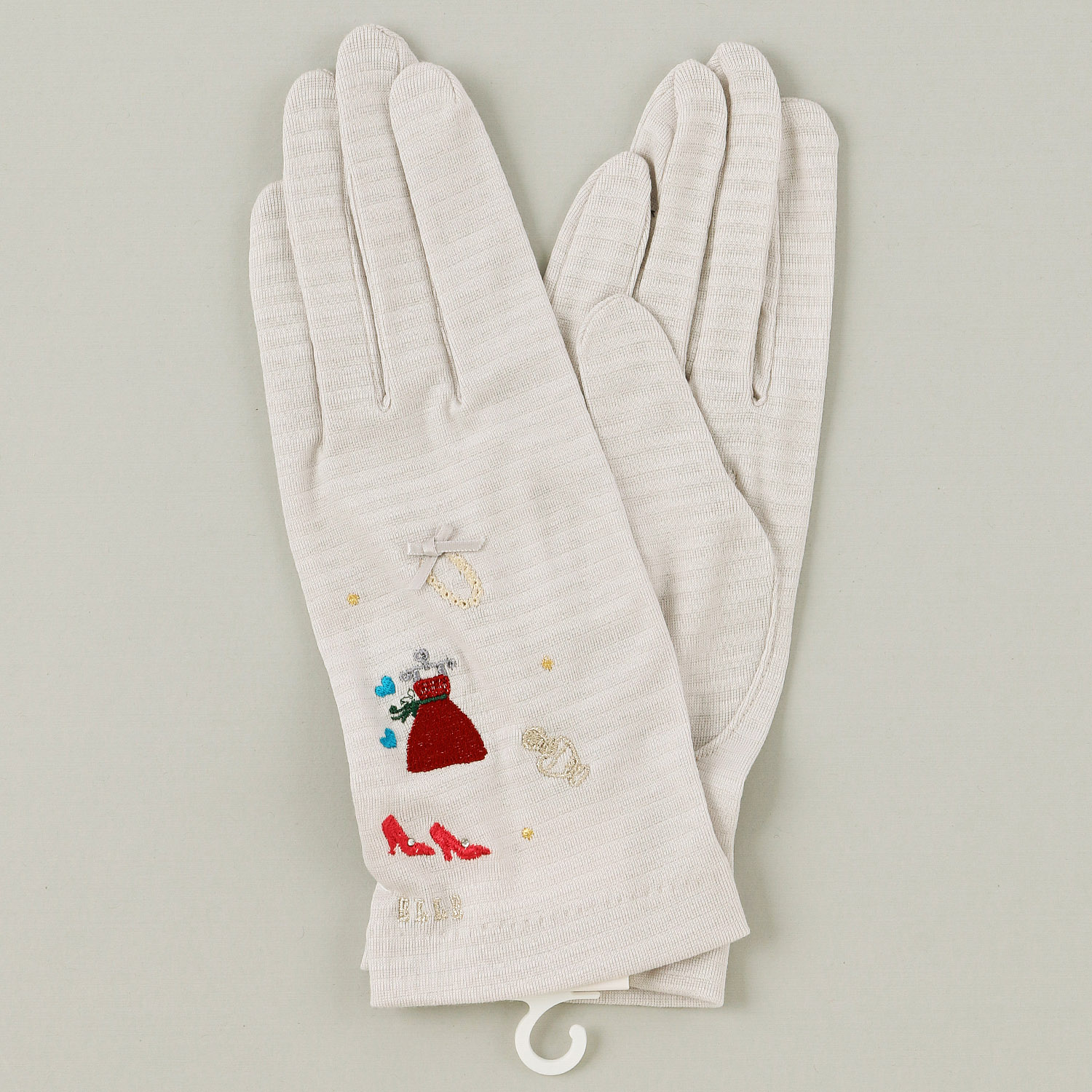 ELLE ファッション刺繍UV手袋 - 画像1