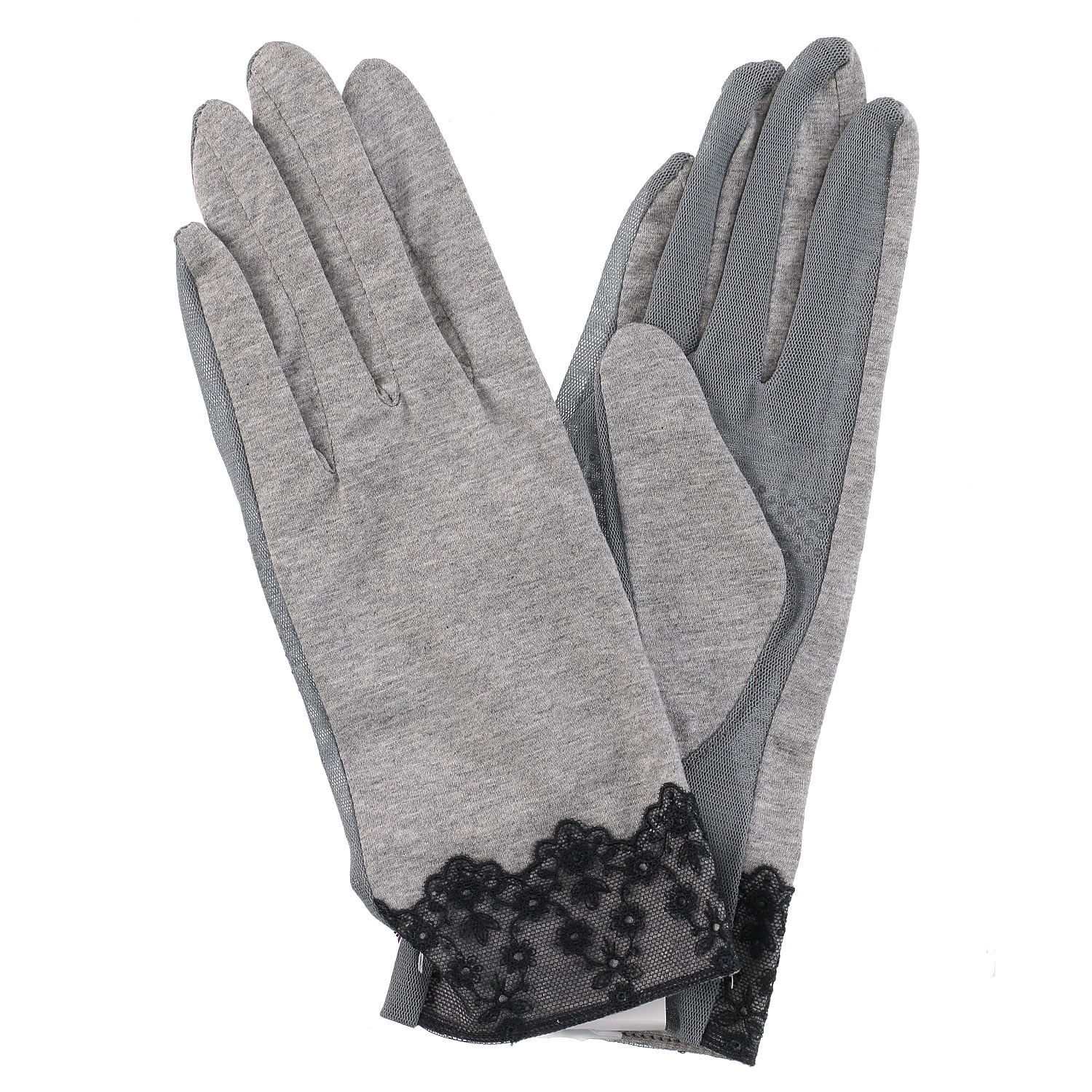 ELLE レース切替UV手袋