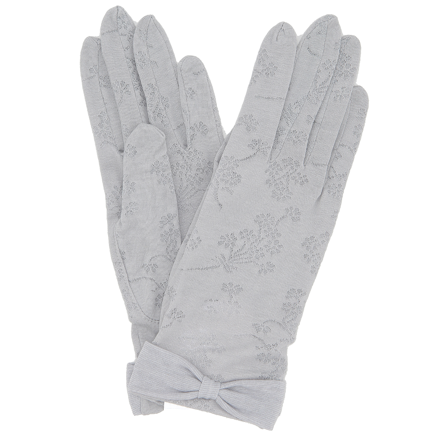 麻入りジャガード手袋 5指