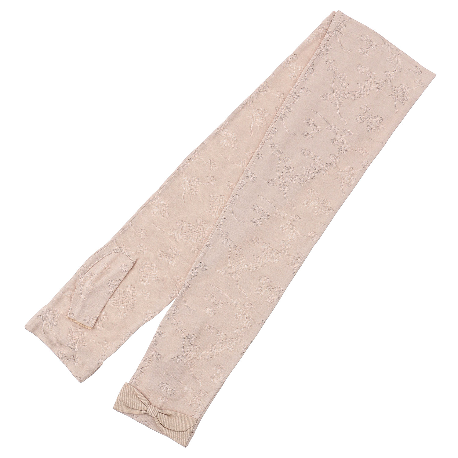 麻入りジャガード指無しアームカバー ribonn - 画像5