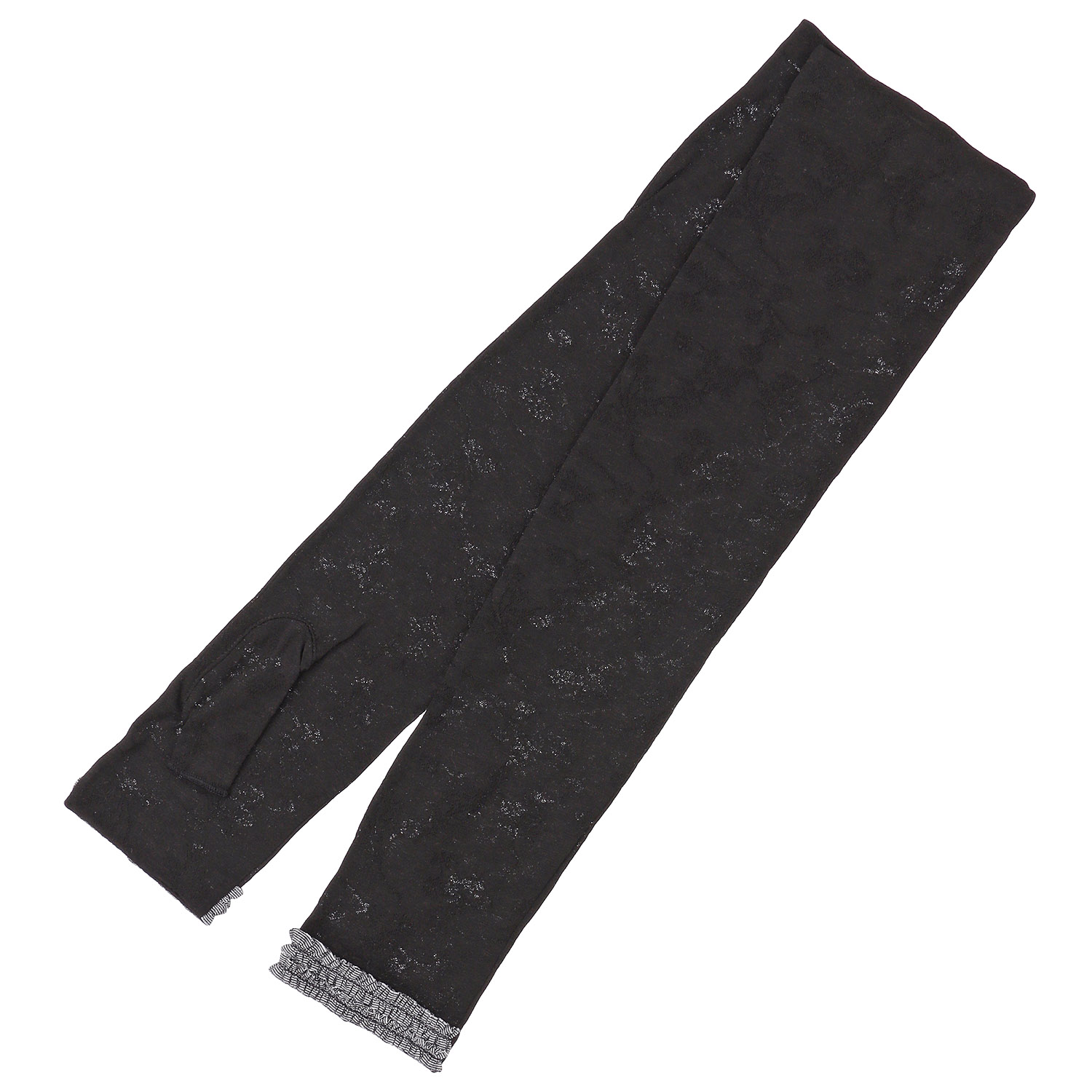 麻入りジャガード指無しアームカバー - 画像4