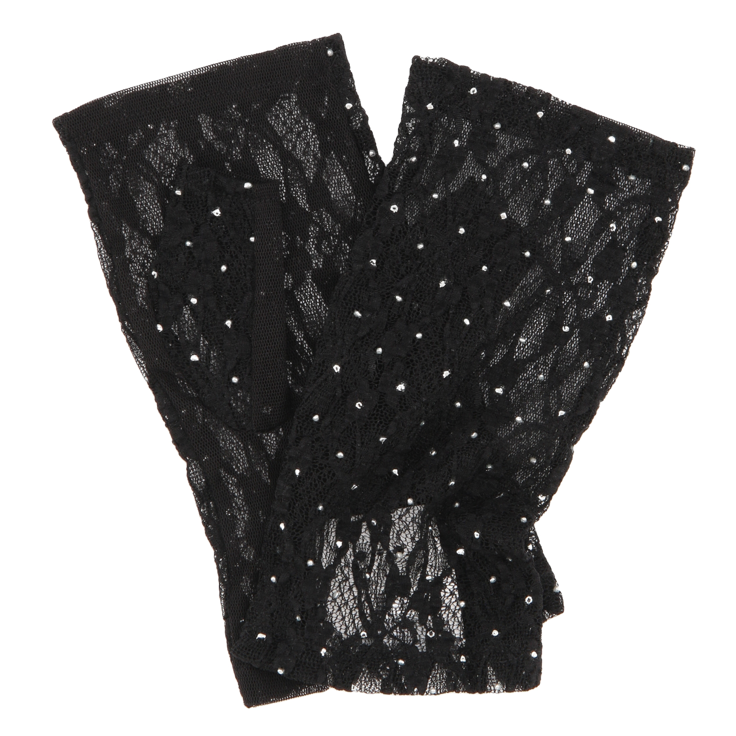 日本製 ドットレースショートアームカバー - 画像2