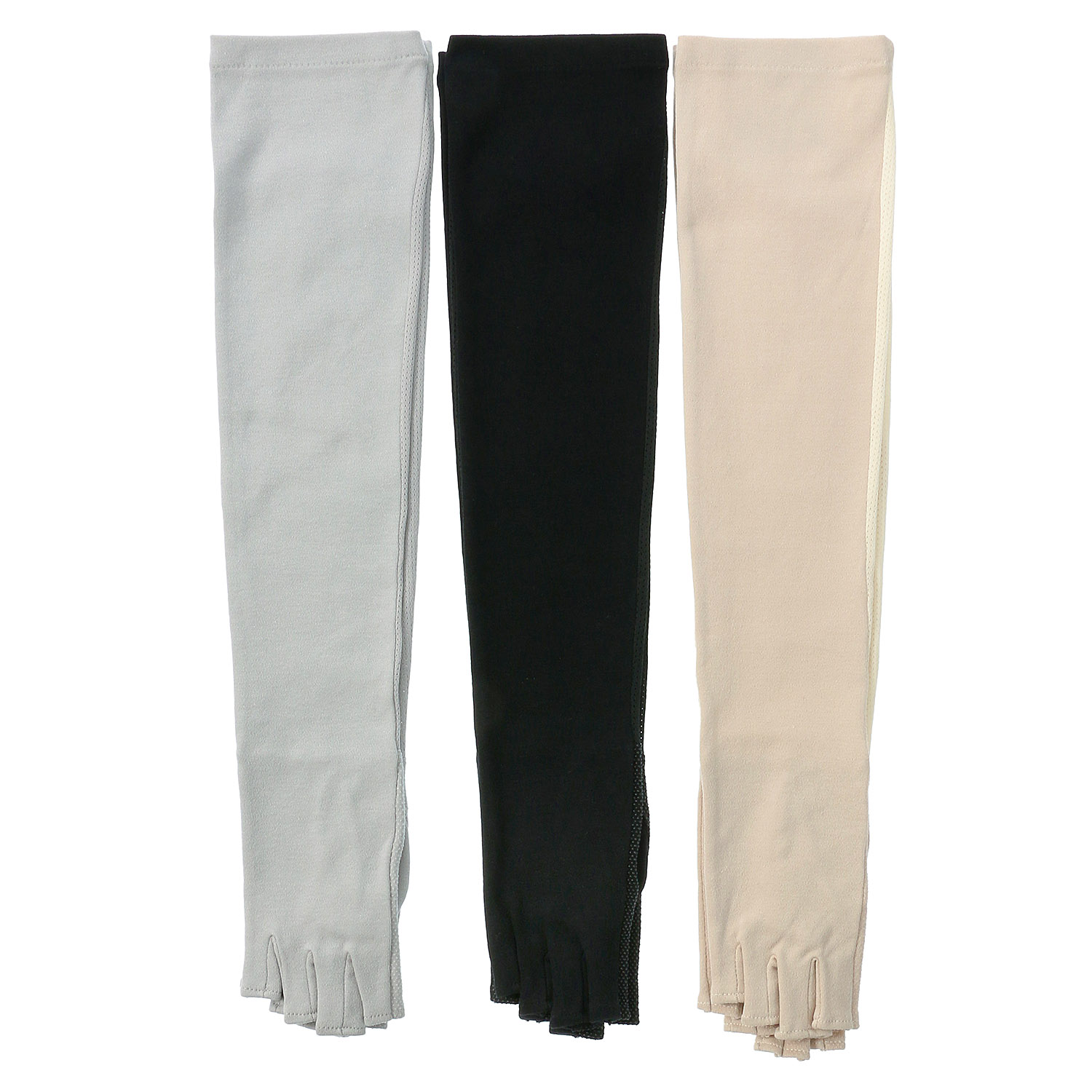 UV綿指切りロングアームカバー - 画像1