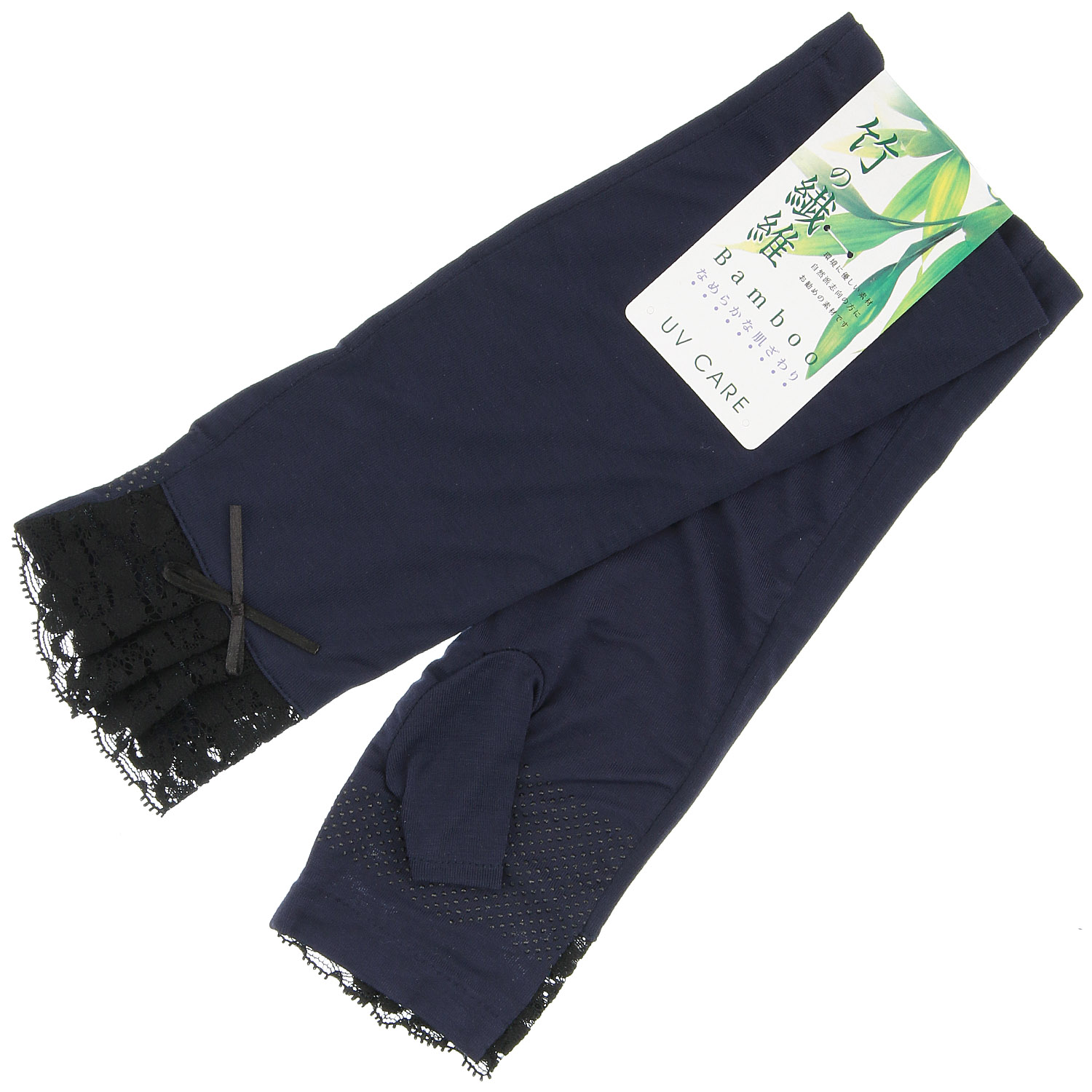 竹繊維 レースミドルアームカバー - 画像5