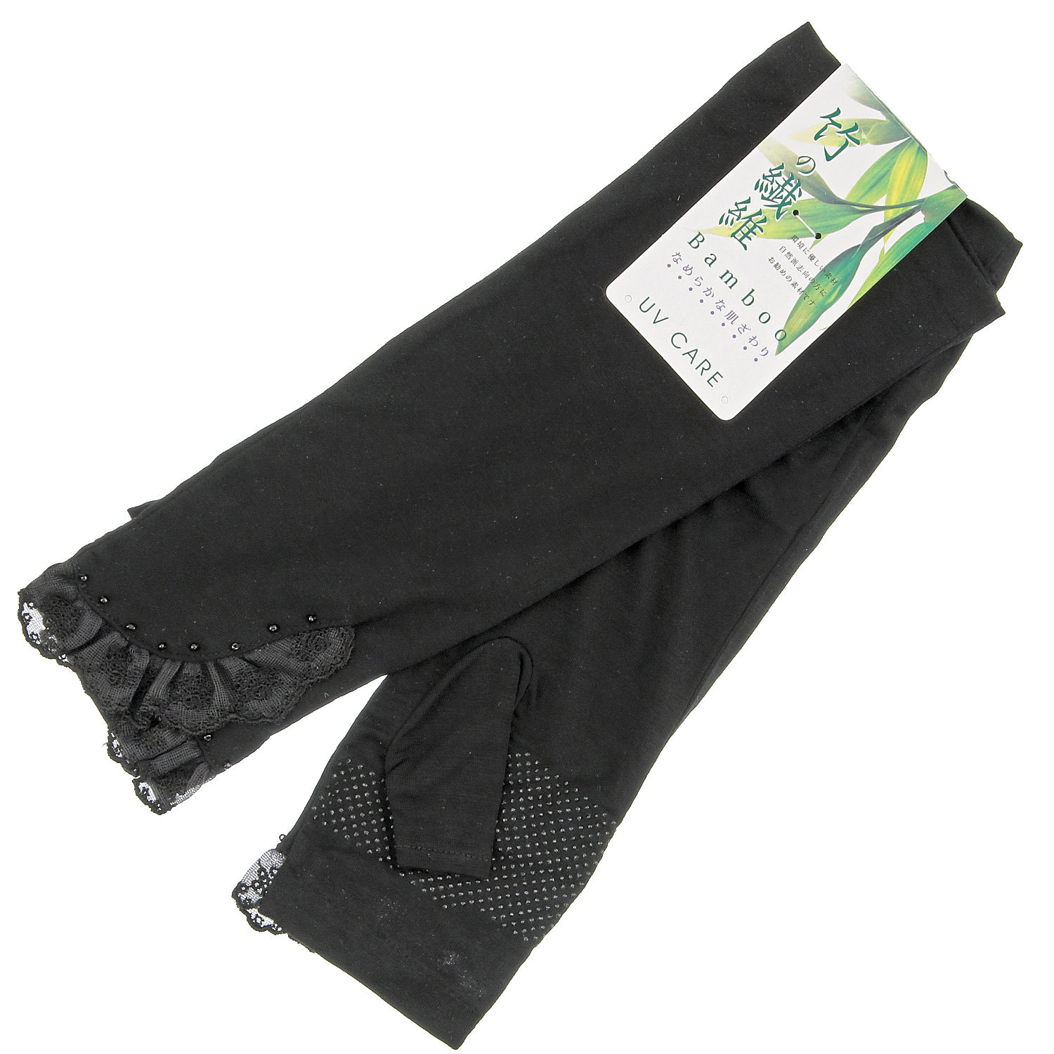 竹繊維 レースビーズミドアームカバー - 画像4