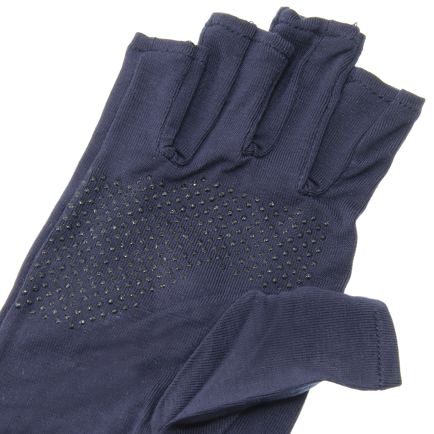 竹繊維 花付き指切りミドルアームカバー - 画像5