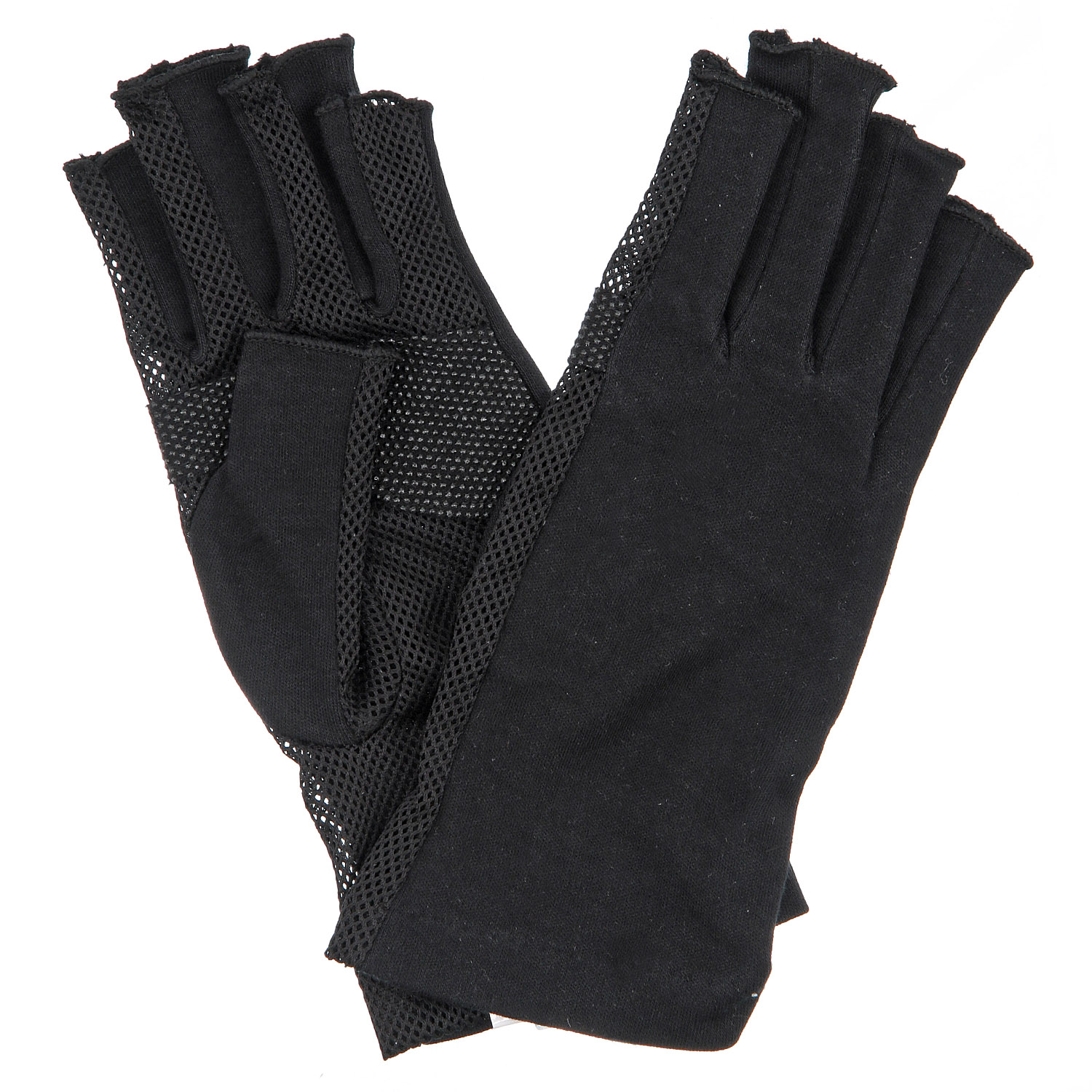 コットン 指切りショート手袋 - 画像3