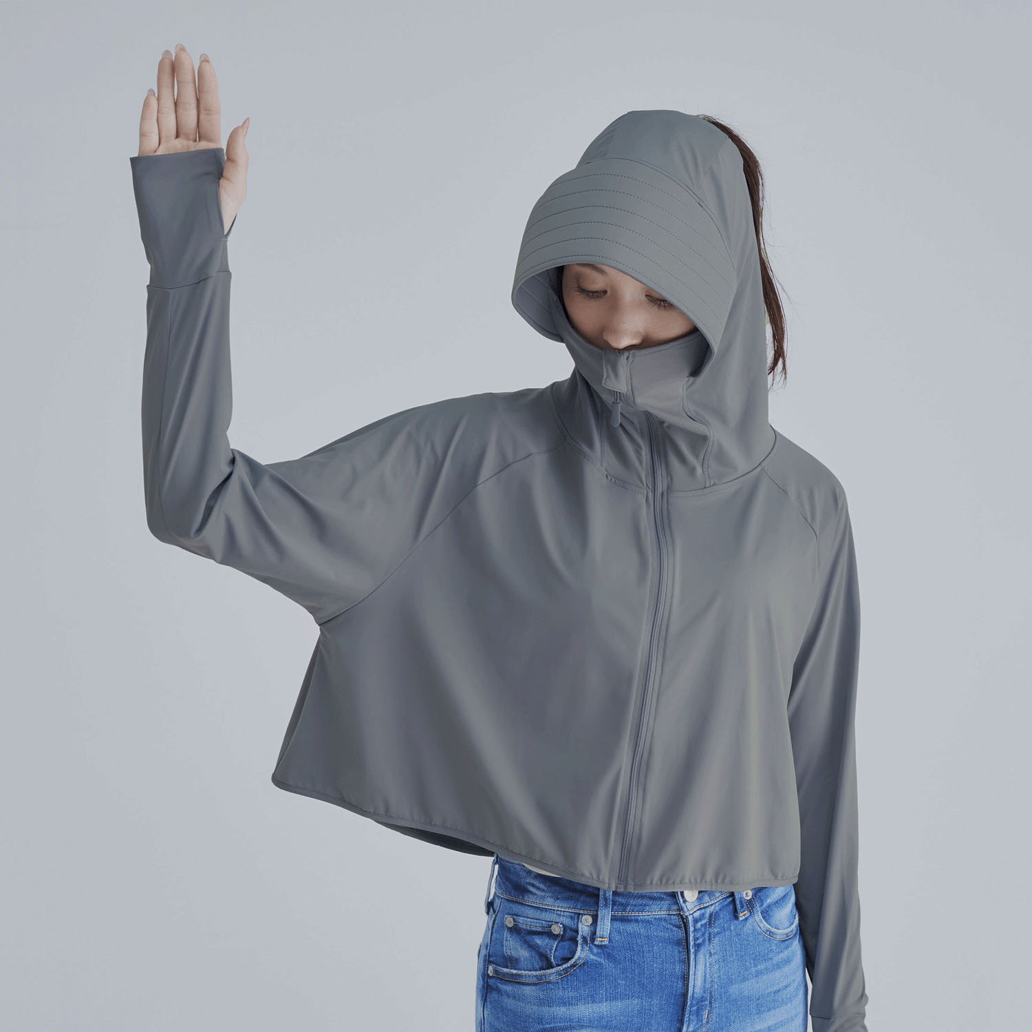 COGIT（コジット）Sun block LAB 爽壁 フェイスガードUVパーカー - 画像13