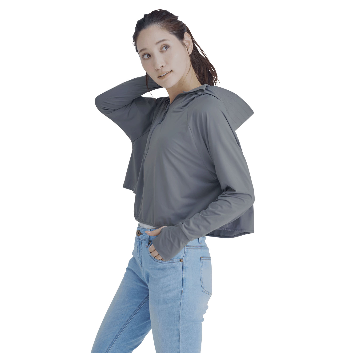 COGIT（コジット）Sun block LAB 爽壁 フェイスガードUVパーカー - 画像4