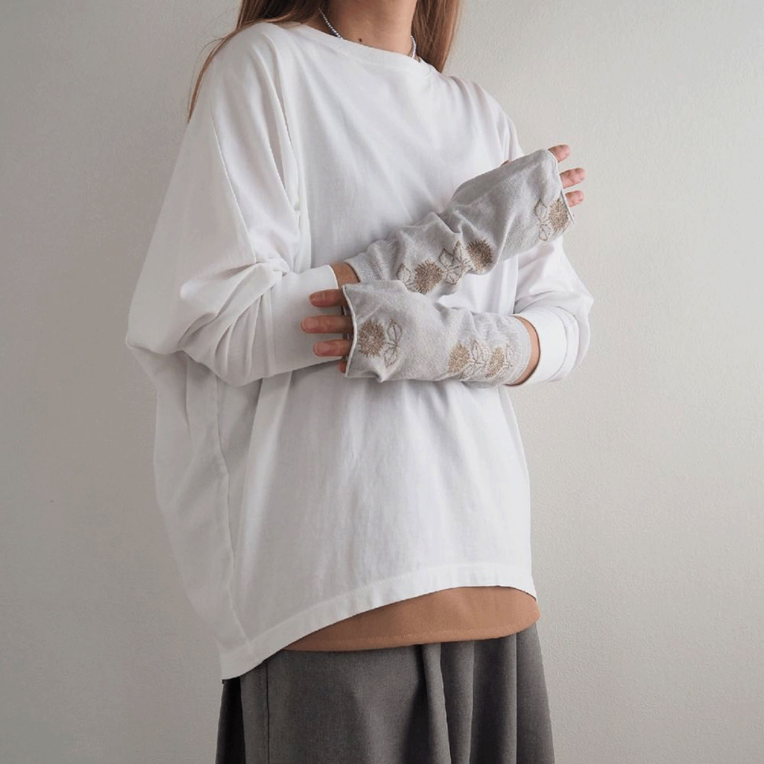 日本製 おさんぽアームカバー ショート - 画像3