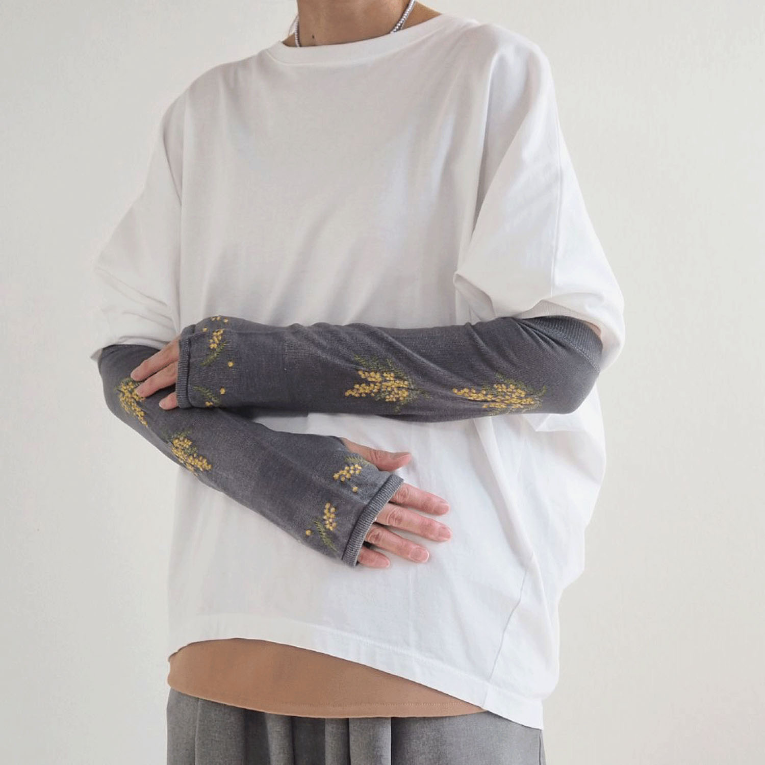 日本製 おさんぽアームカバー ミドル - 画像6