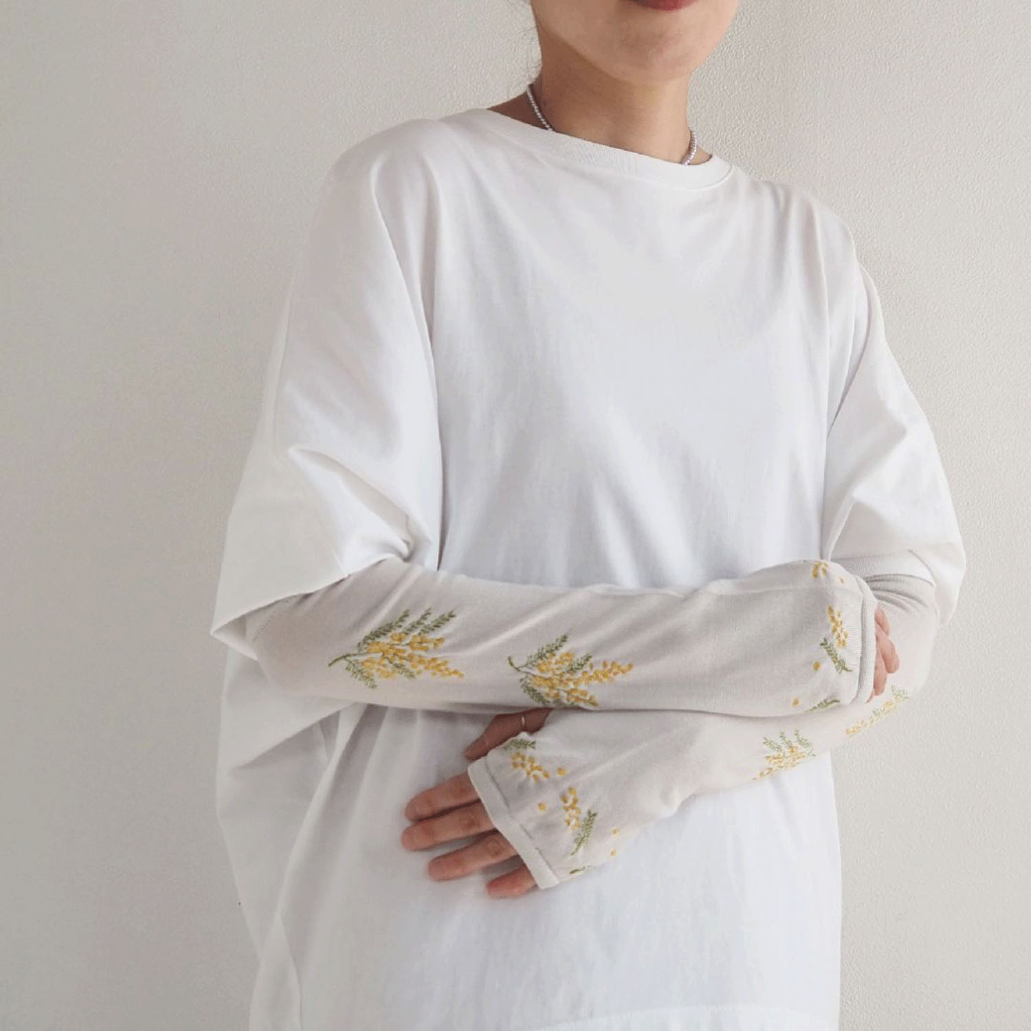 日本製 おさんぽアームカバー ミドル