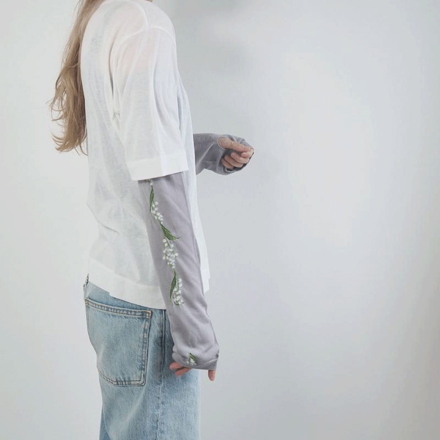 日本製 おさんぽアームカバー ロング - 画像11