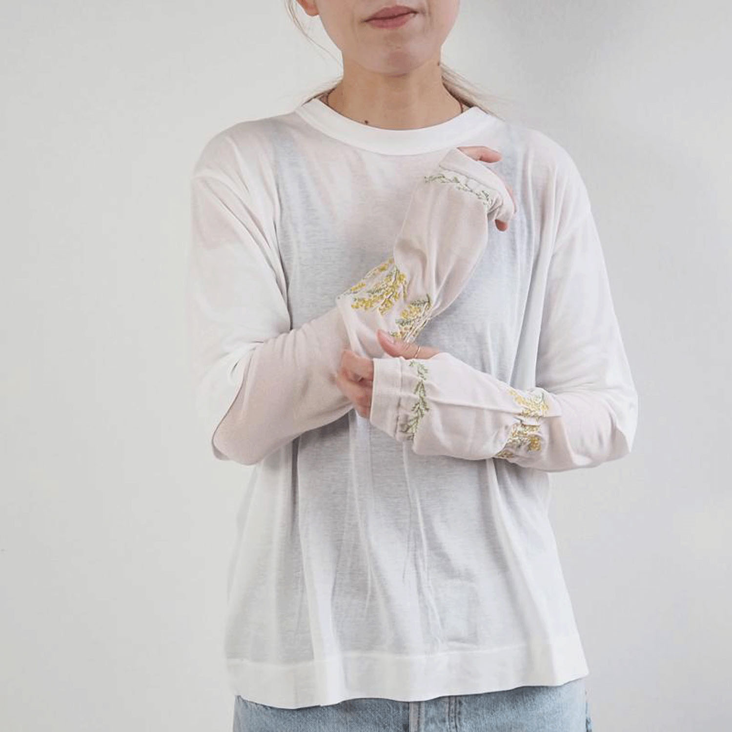 日本製 おさんぽアームカバー ロング - 画像17