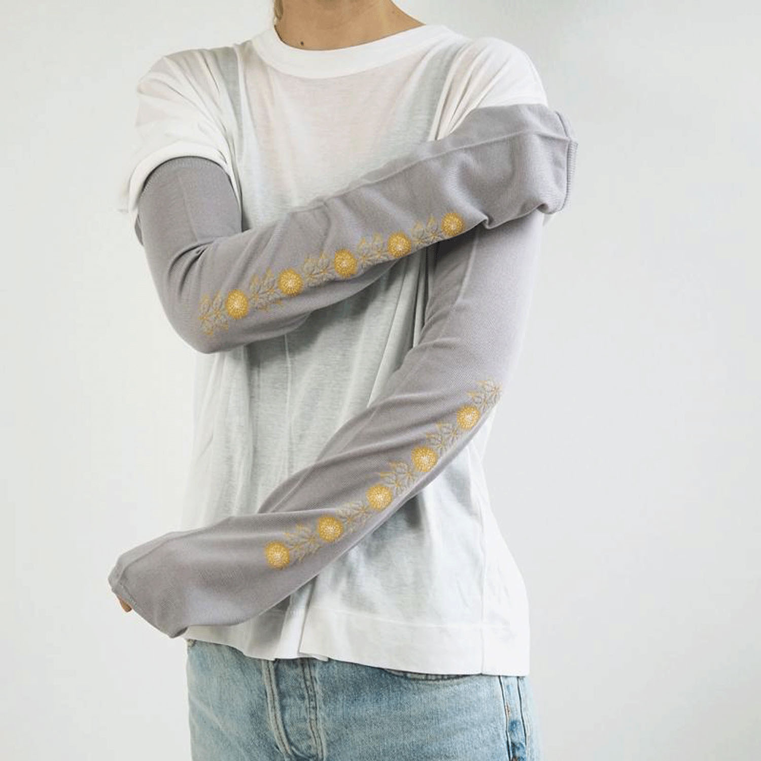 日本製 おさんぽアームカバー ロング - 画像28