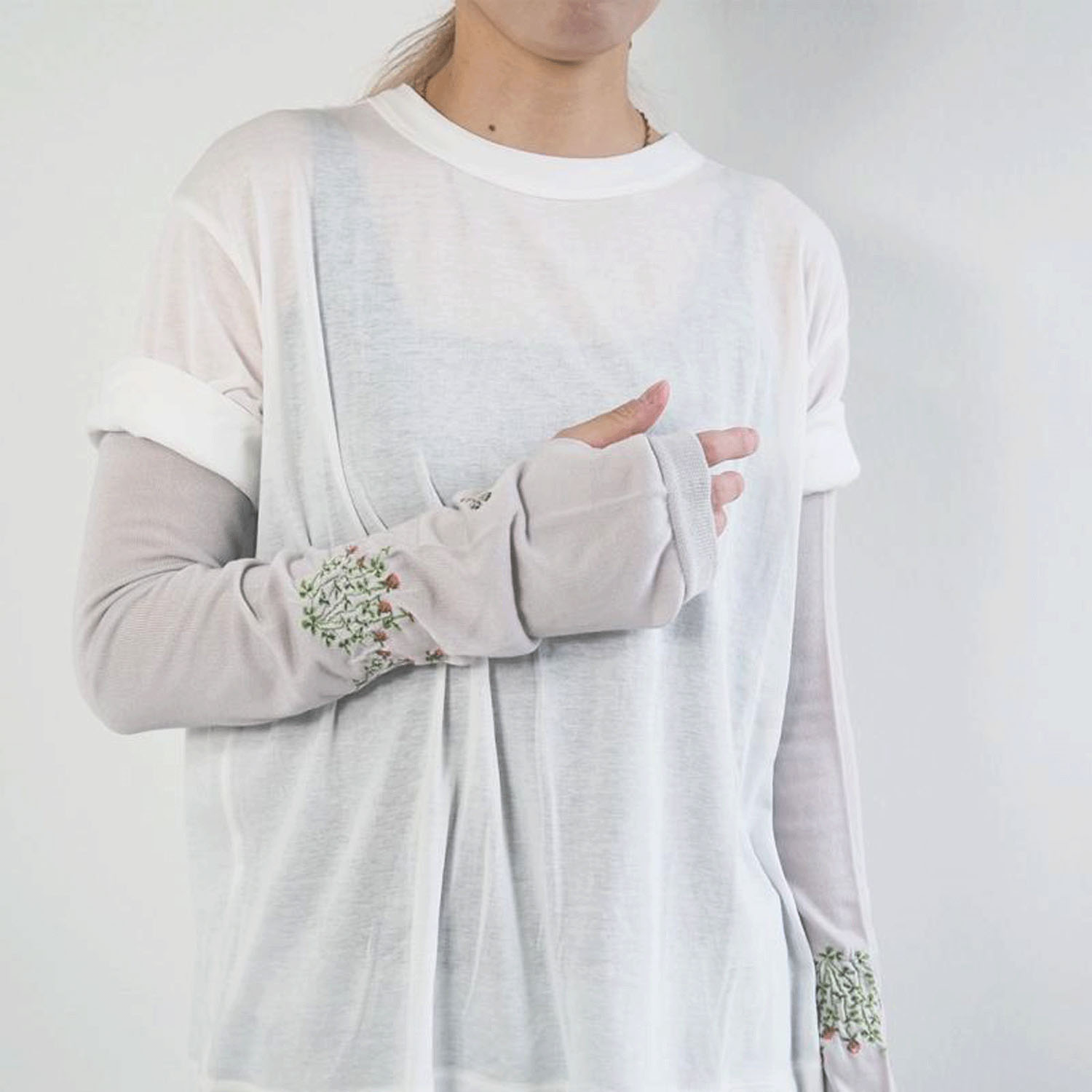 日本製 おさんぽアームカバー ロング - 画像5