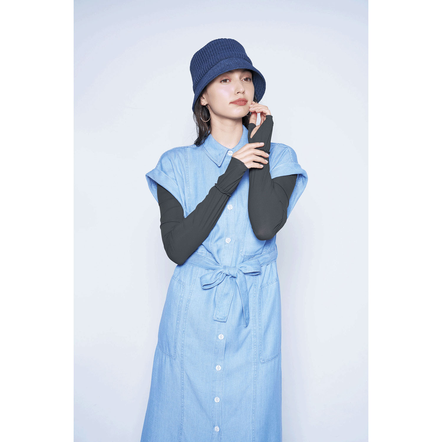 COGIT（コジット）Sun Block LAB リブレイヤードアームカバー - 画像3