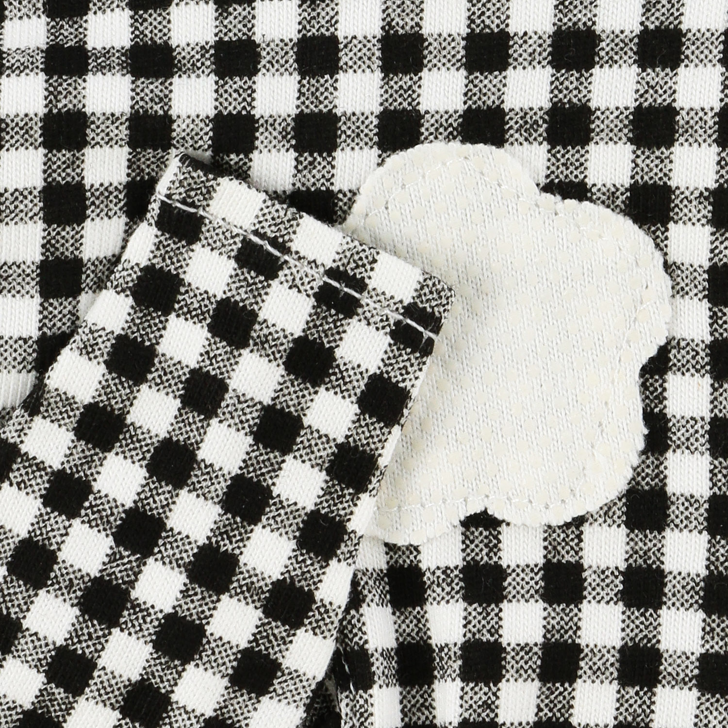 コットンギンガムチェックショートアームカバー - 画像4