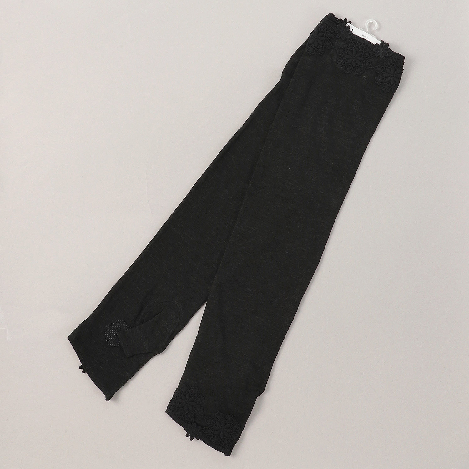 麻100％レースロングアームカバー - 画像2