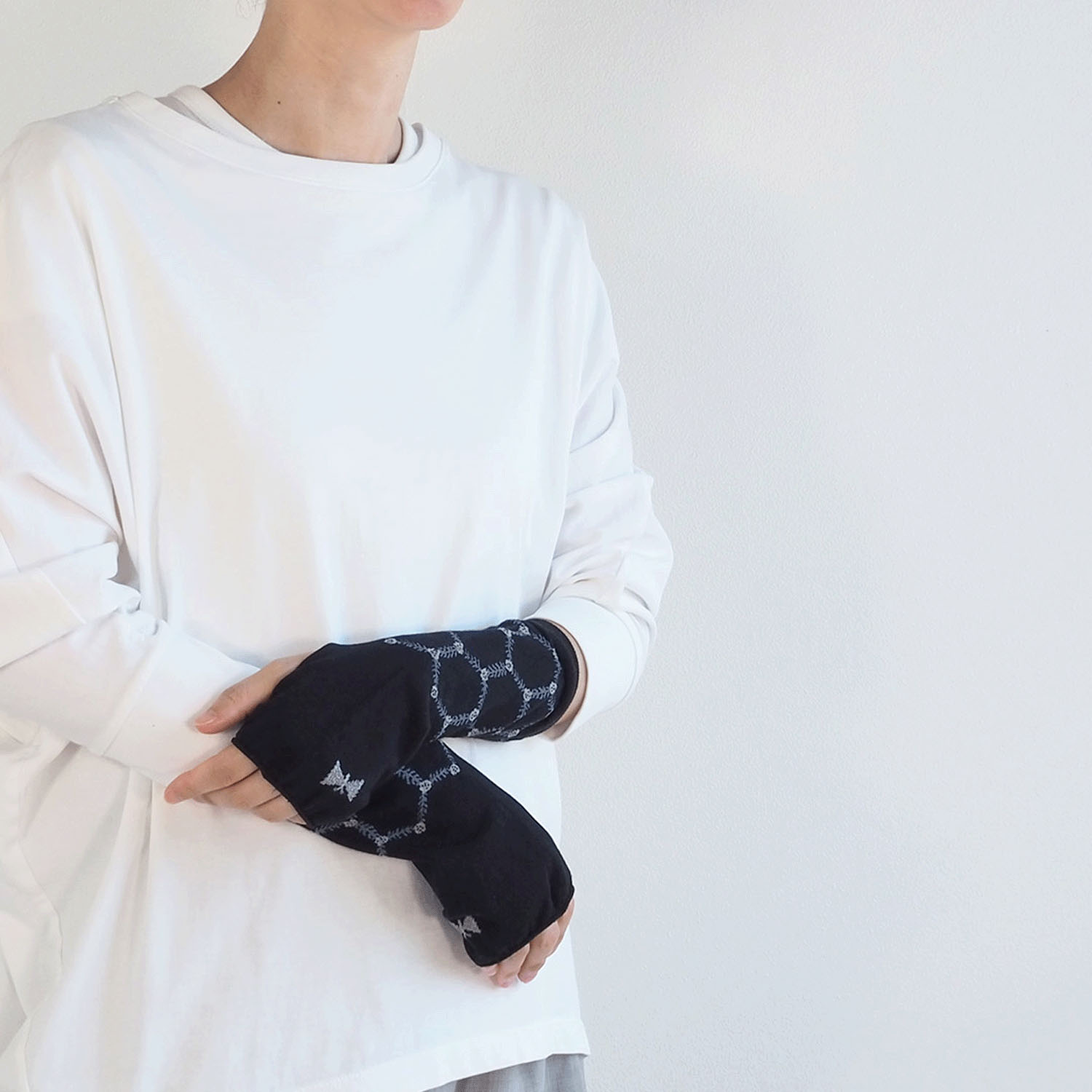 日本製 おさんぽアームカバー ショート - 画像15