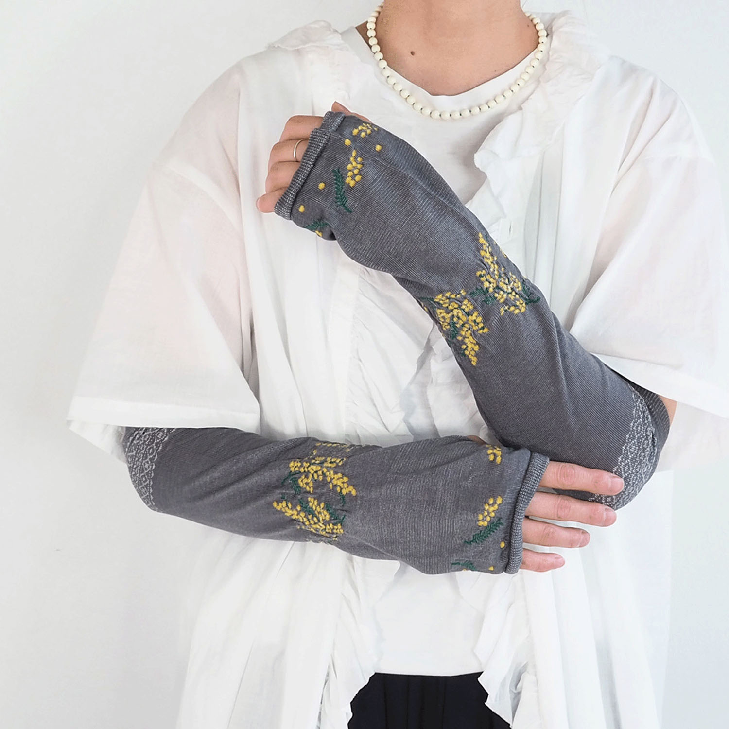 日本製 おさんぽアームカバー ミドル - 画像11