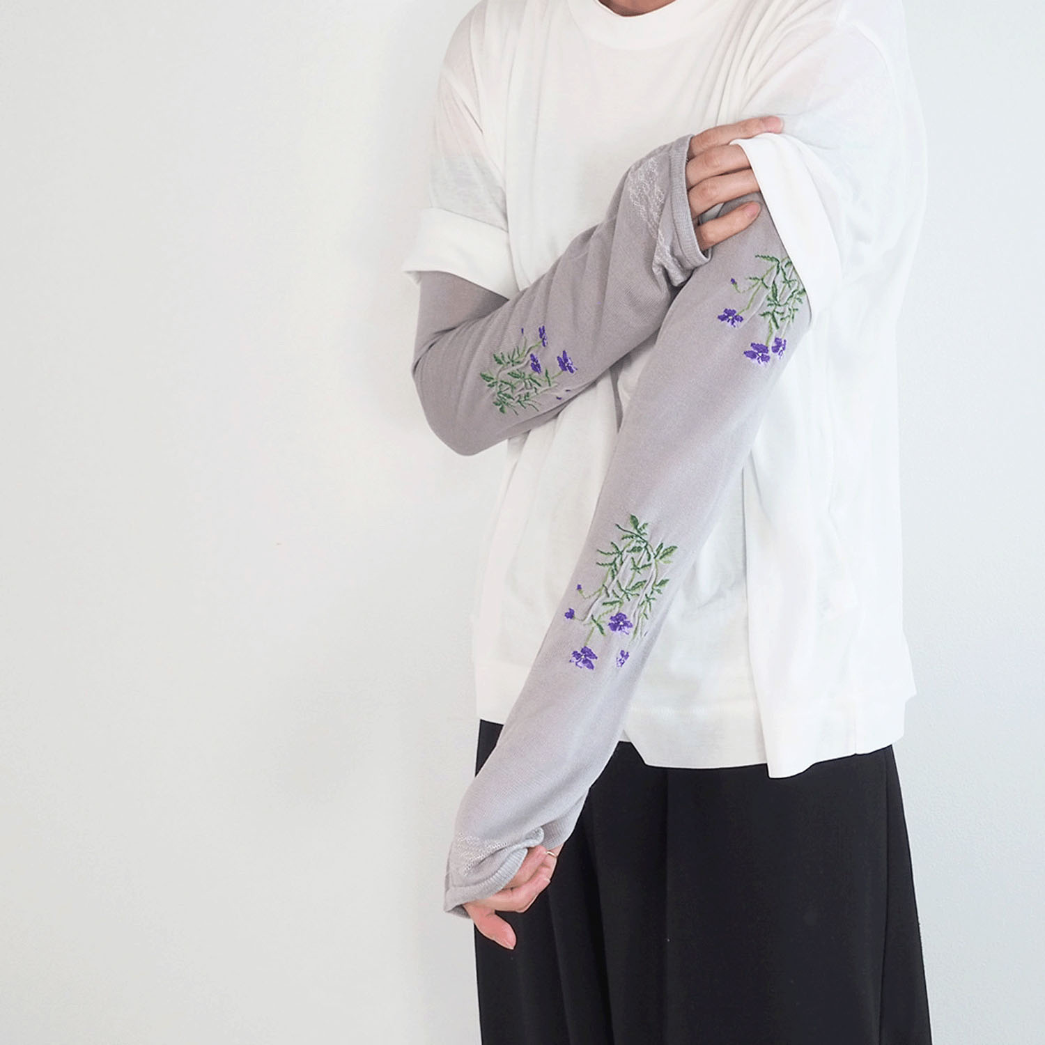 日本製 おさんぽアームカバー ロング - 画像23