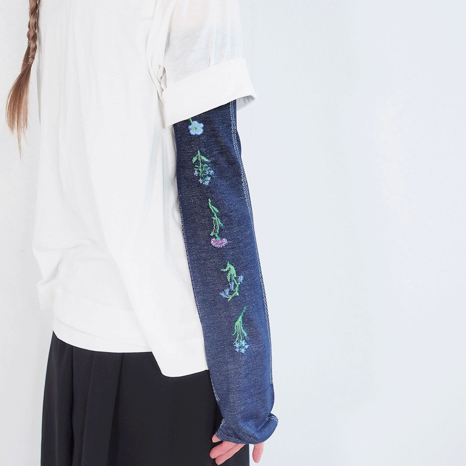 日本製 おさんぽアームカバー ロング - 画像29