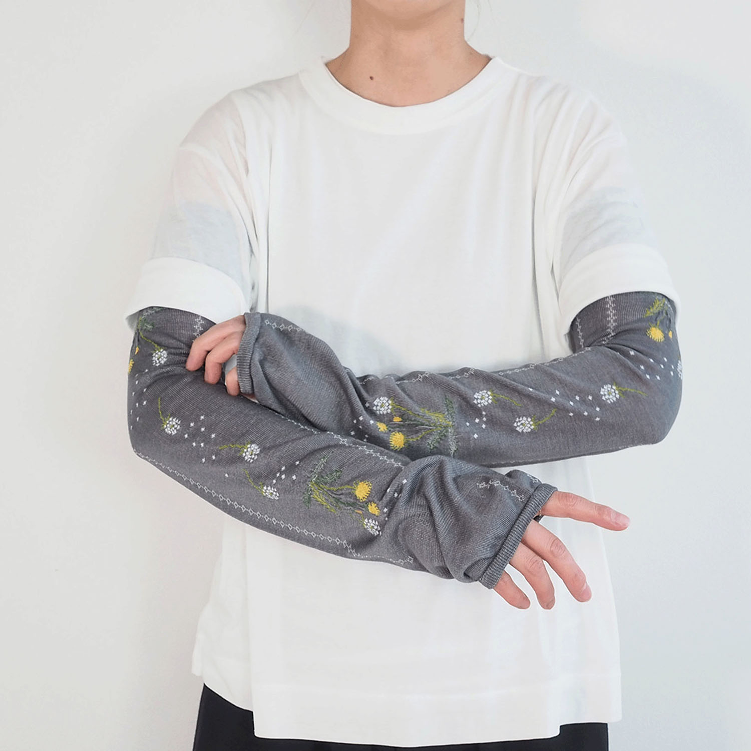 日本製 おさんぽアームカバー ロング - 画像42