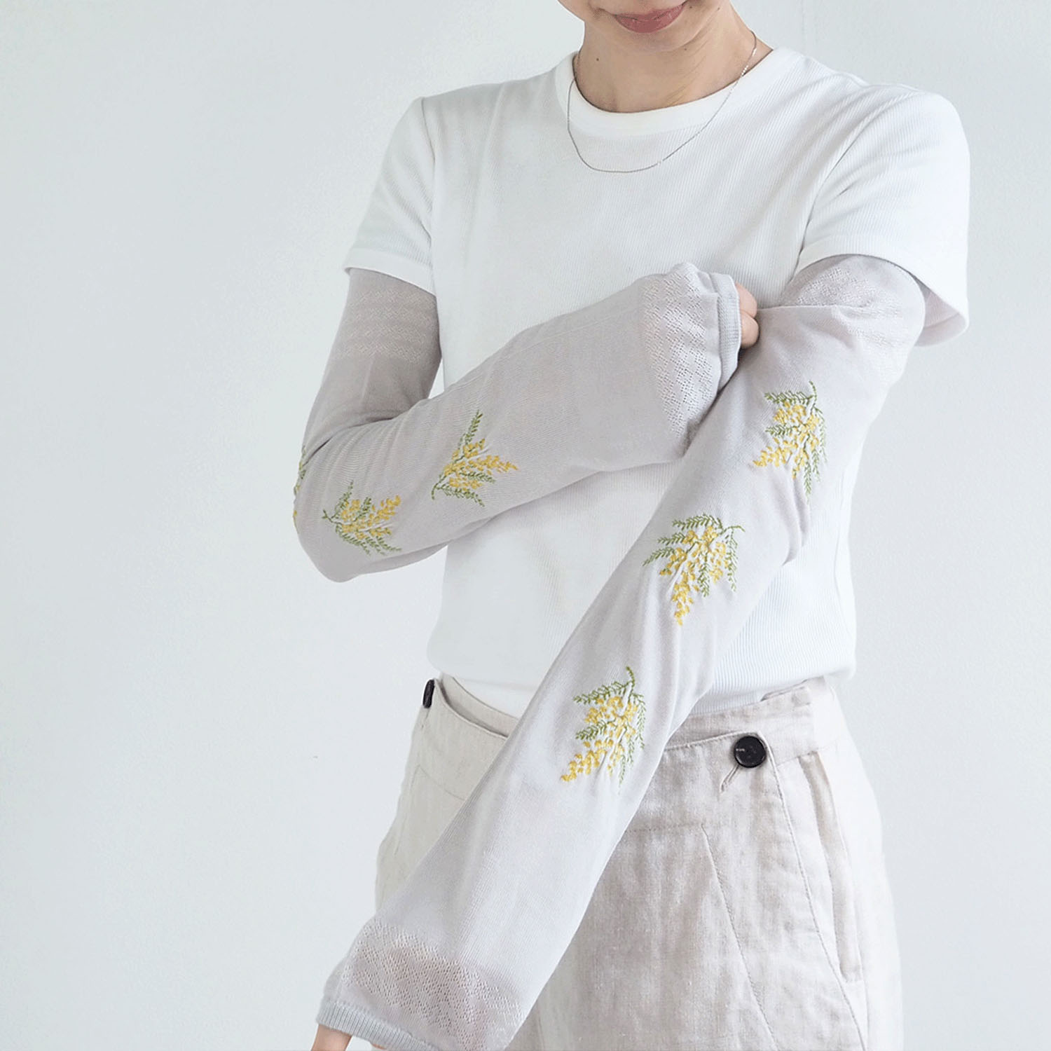 日本製 おさんぽアームカバー ロング - 画像7