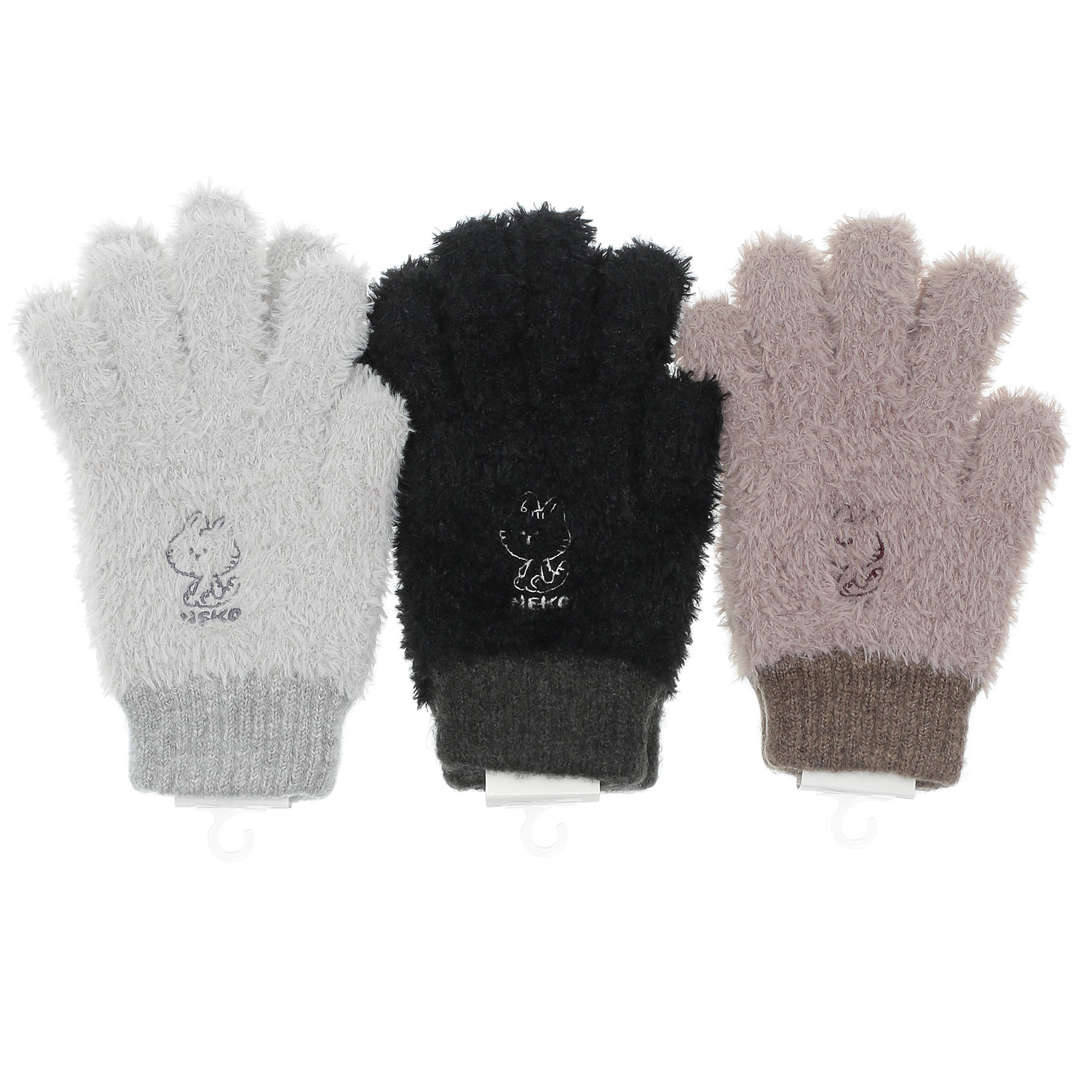 日本製 ユビデル手袋 ネコ