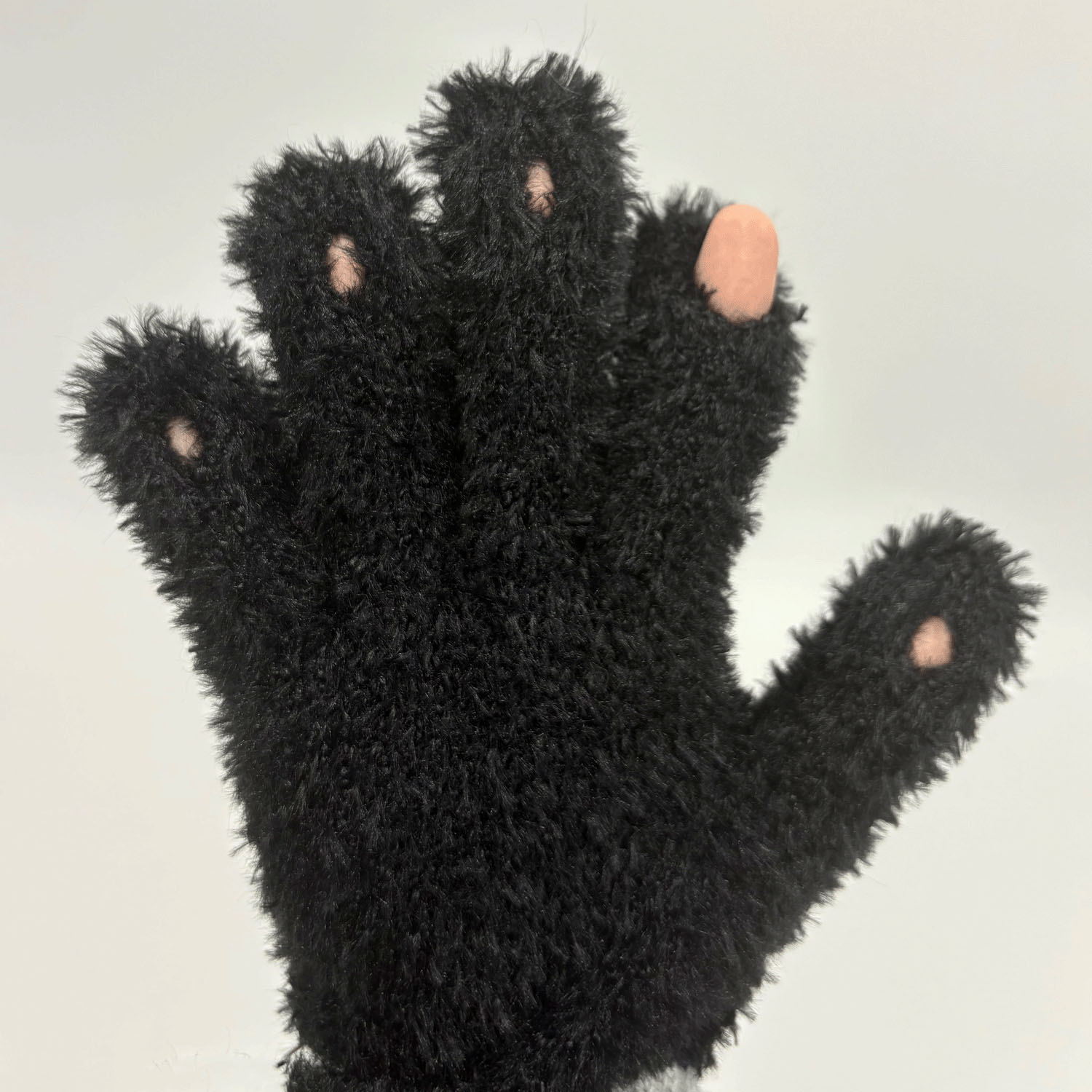 日本製 ユビデル手袋 ワンポイントネコ - 画像3