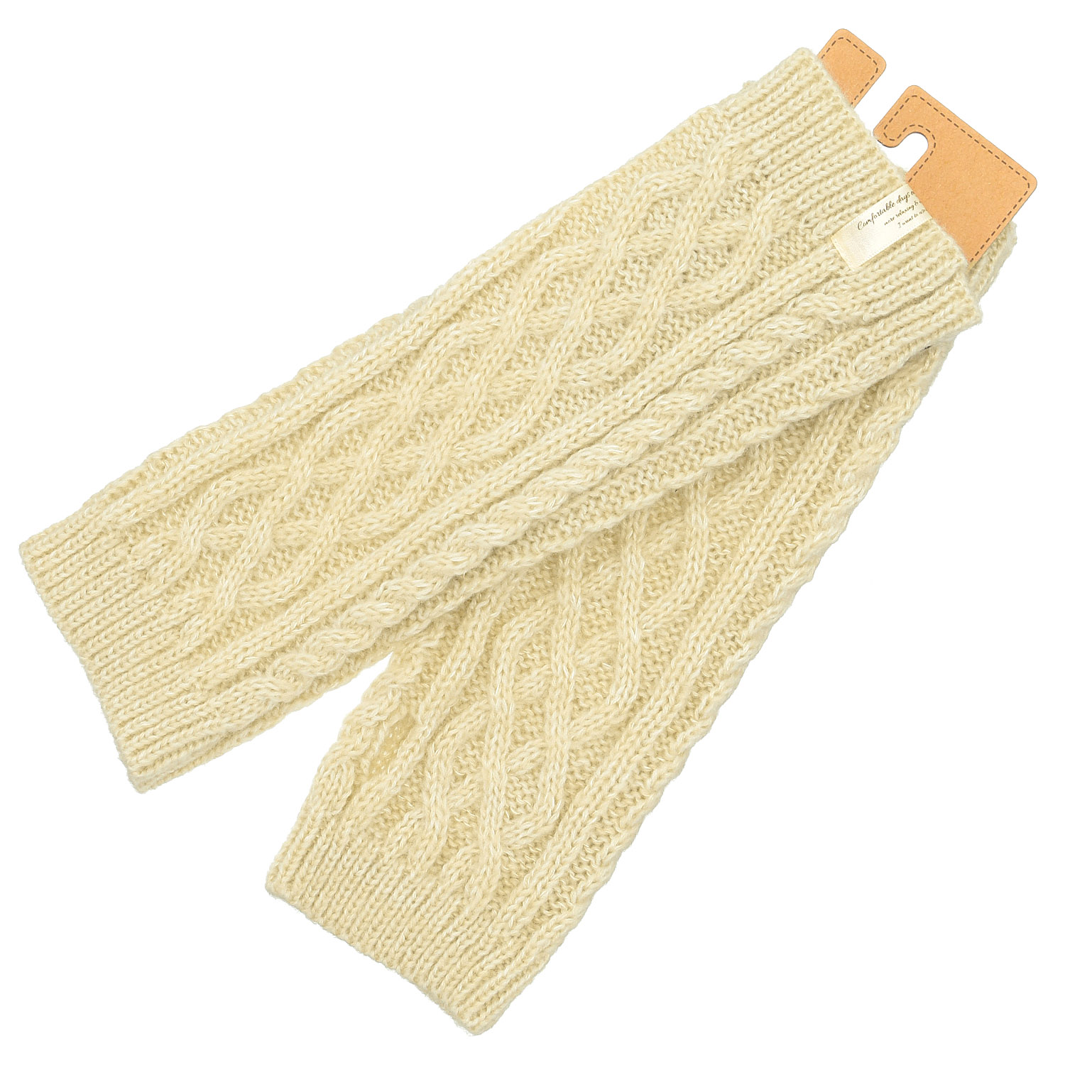 ケーブルニットアームウォーマー - 画像4