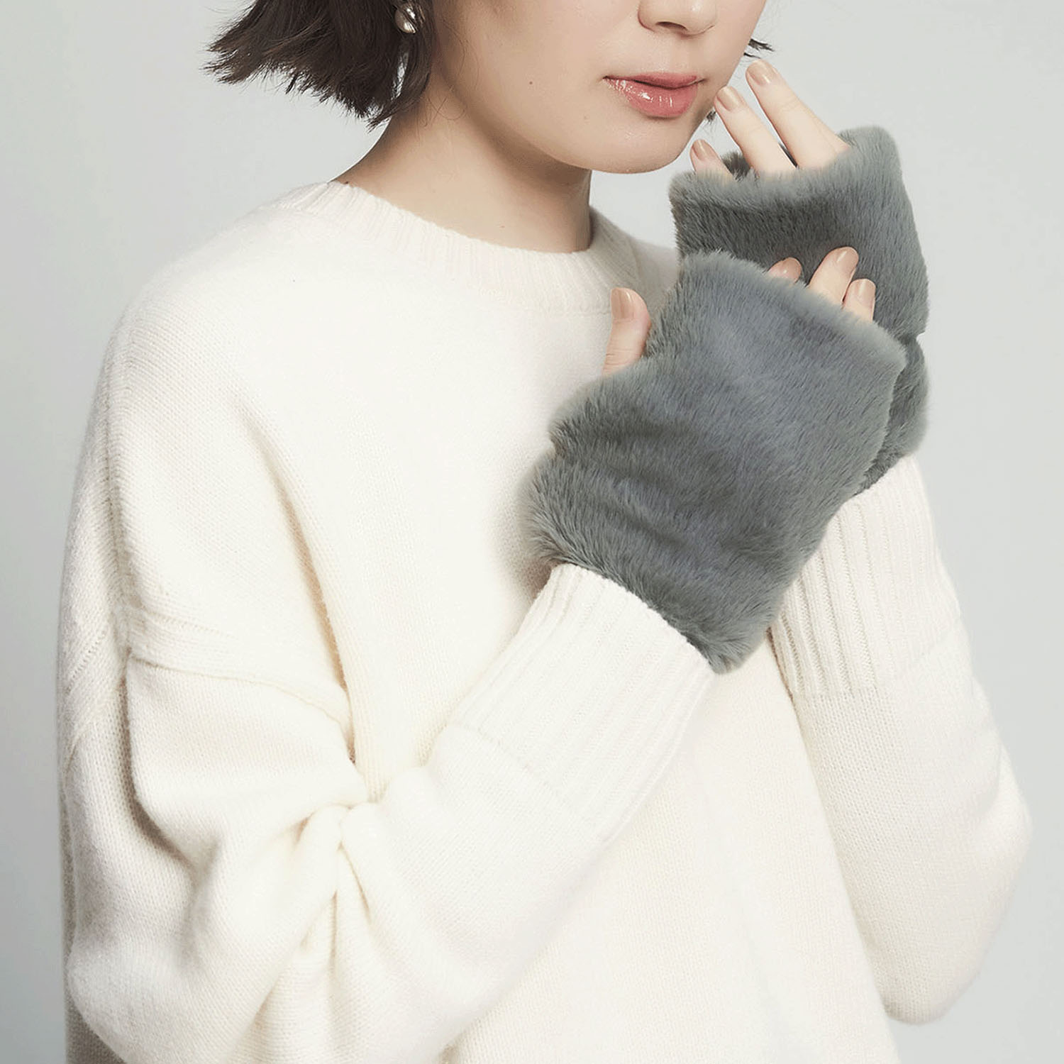 エコファーアームニットカバー - 画像5