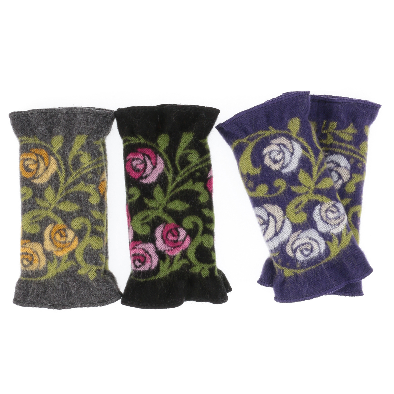 【在庫限り終了】ラシクモア ダマスクスローズ ハンドウォーマー - 画像1