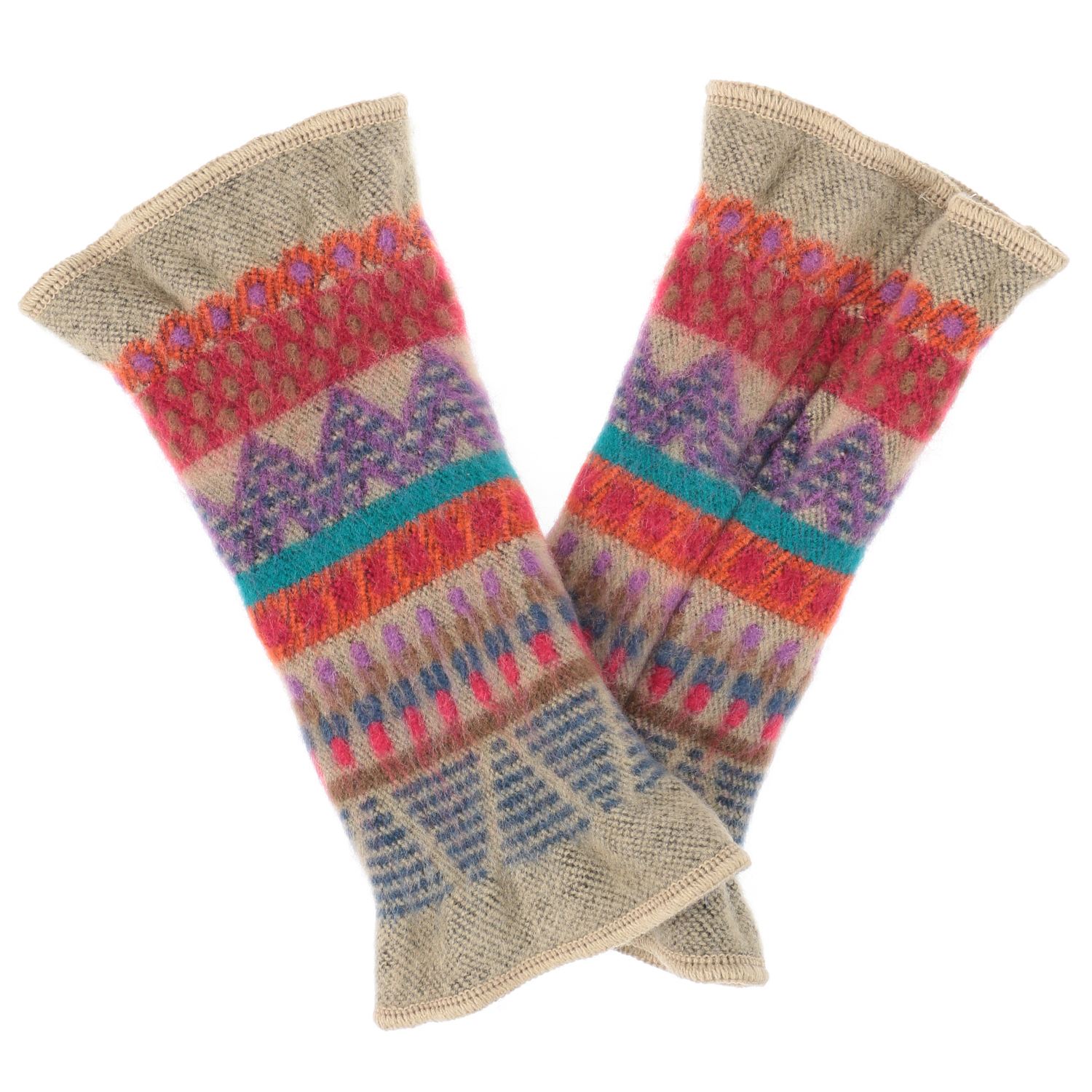 ラシクモア エスニック ハンドウォーマー - 画像4