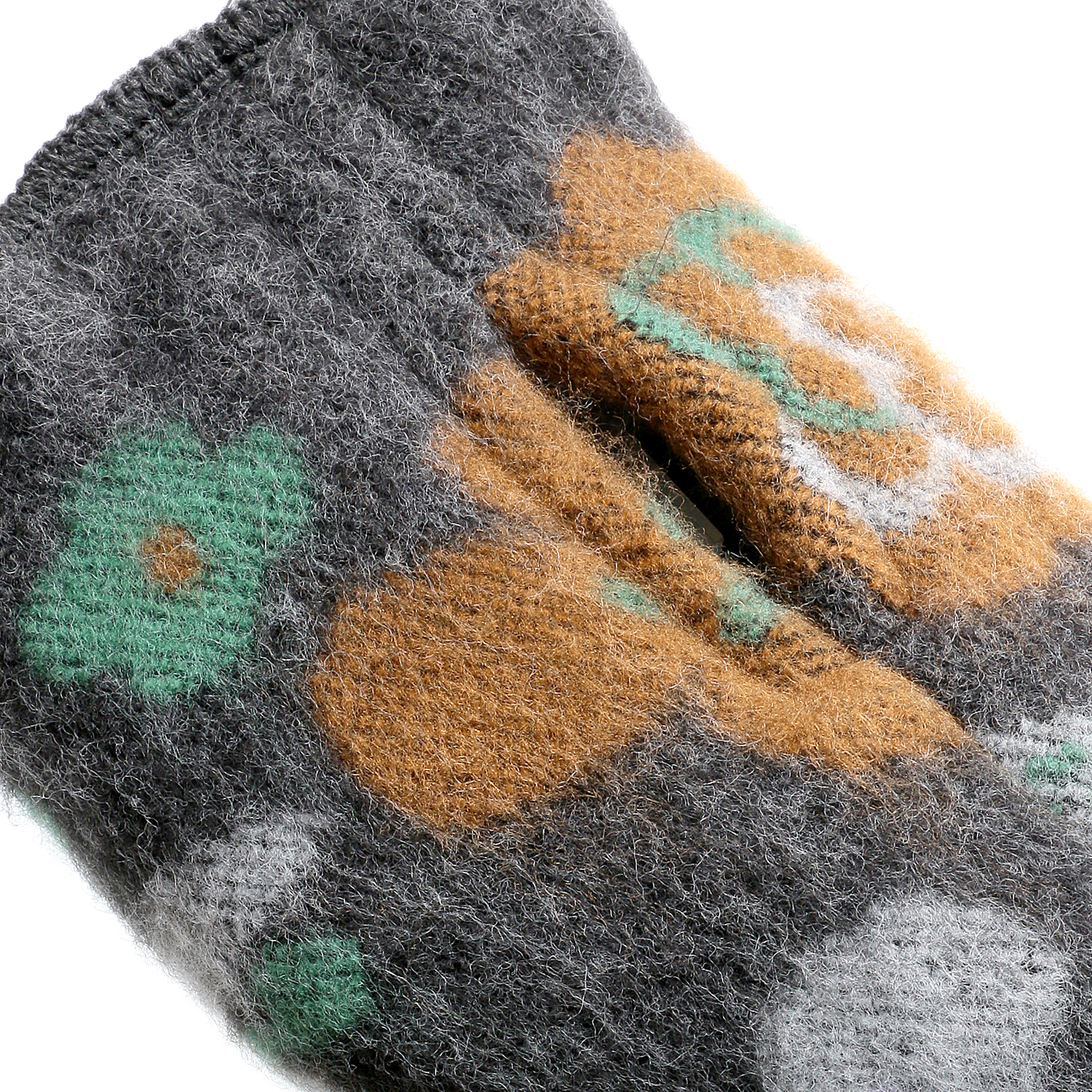 【ネイビーブルー終了】ラシクモア 北欧フラワー ハンドウォーマー - 画像3