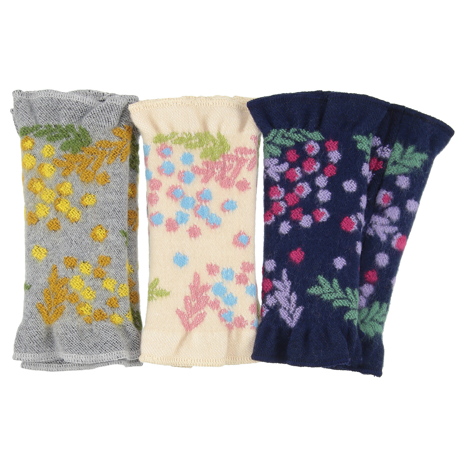 【ベージュ終了】ラシクモア ミモザハンドウォーマー - 画像1