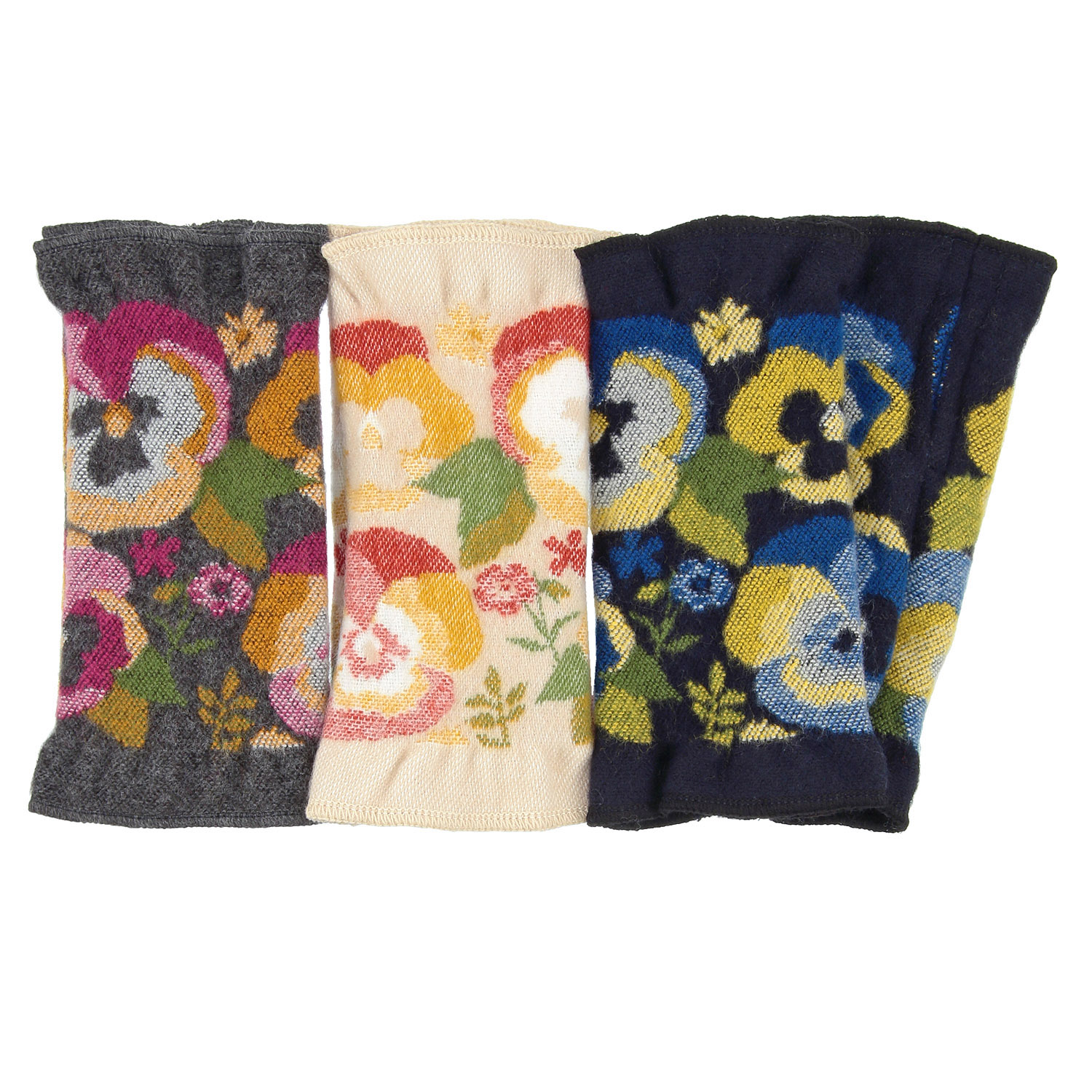 ラシクモア パンジーハンドウォーマー