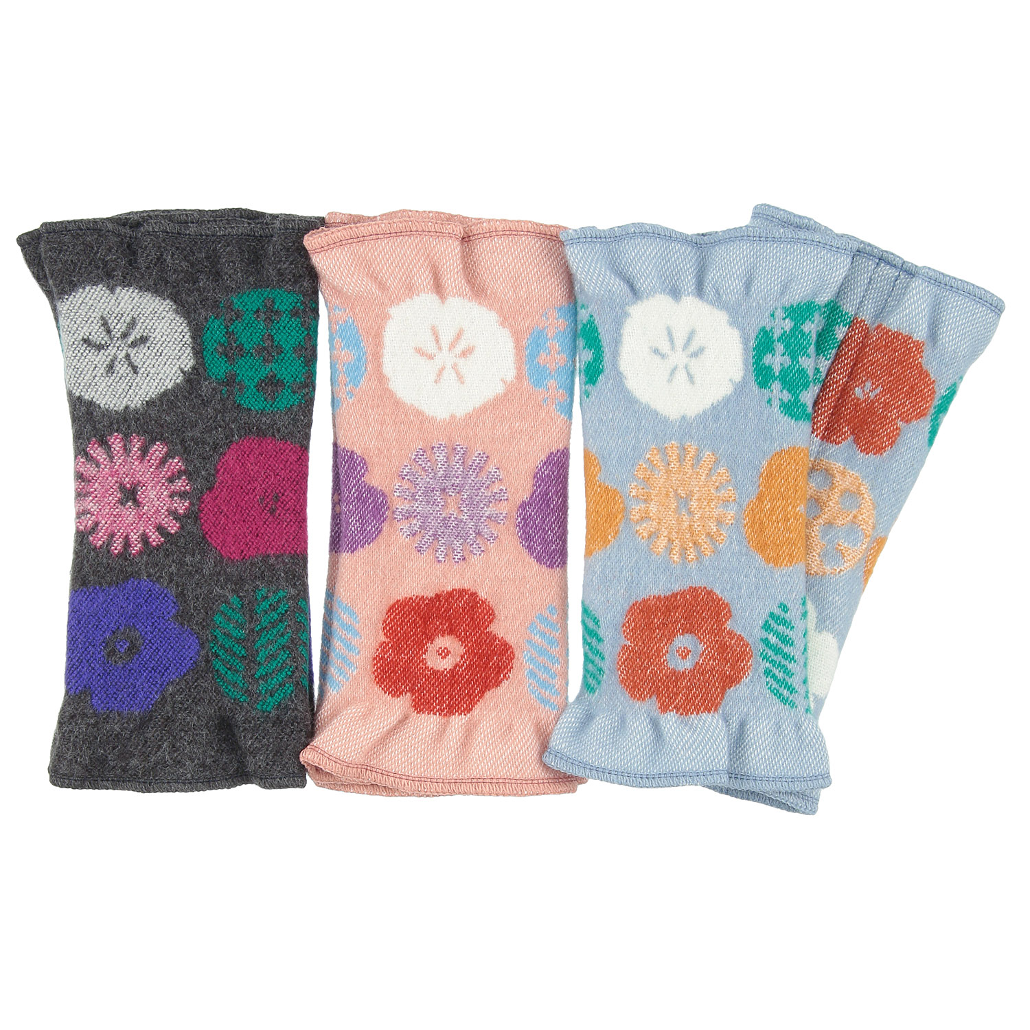 ラシクモア サークルフラワーハンドウォーマー