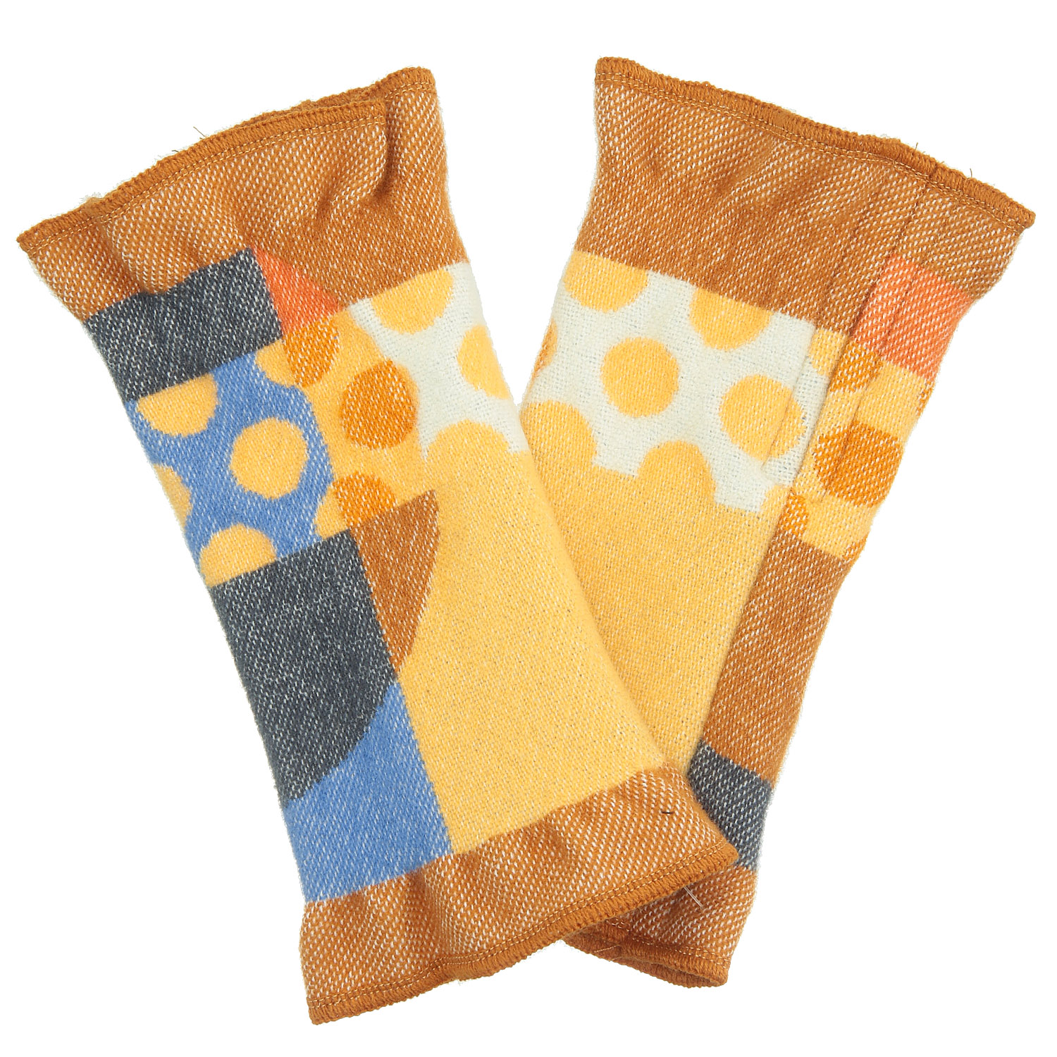 ラシクモア ミックスパターンハンドウォーマー - 画像2